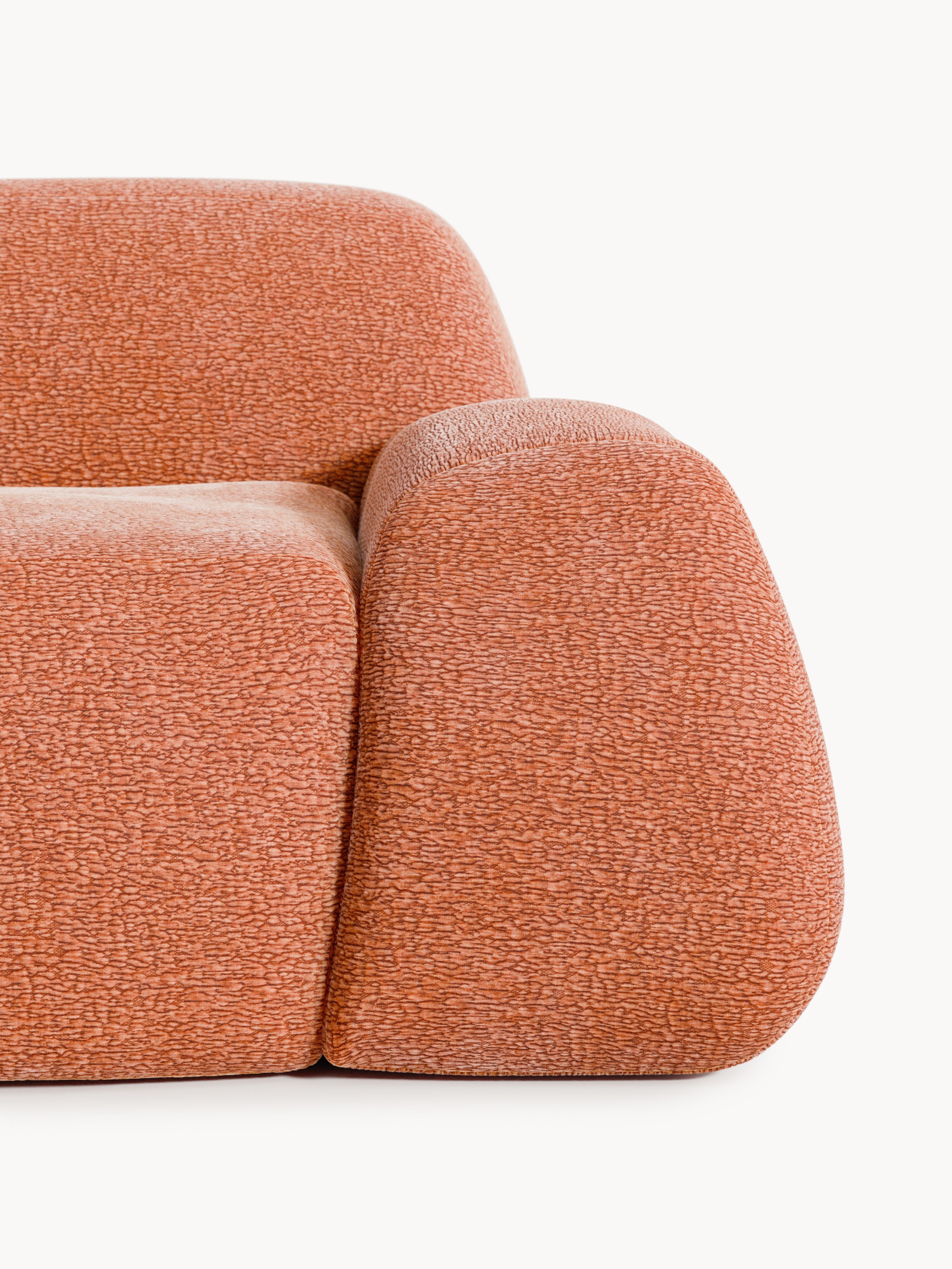 Modulares XL-Ecksofa Wolke mit Chaiselongue