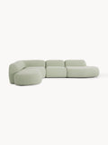 Galeriebild 1 - Modulares Bouclé-XL-Ecksofa Wolke mit Chaiselongue