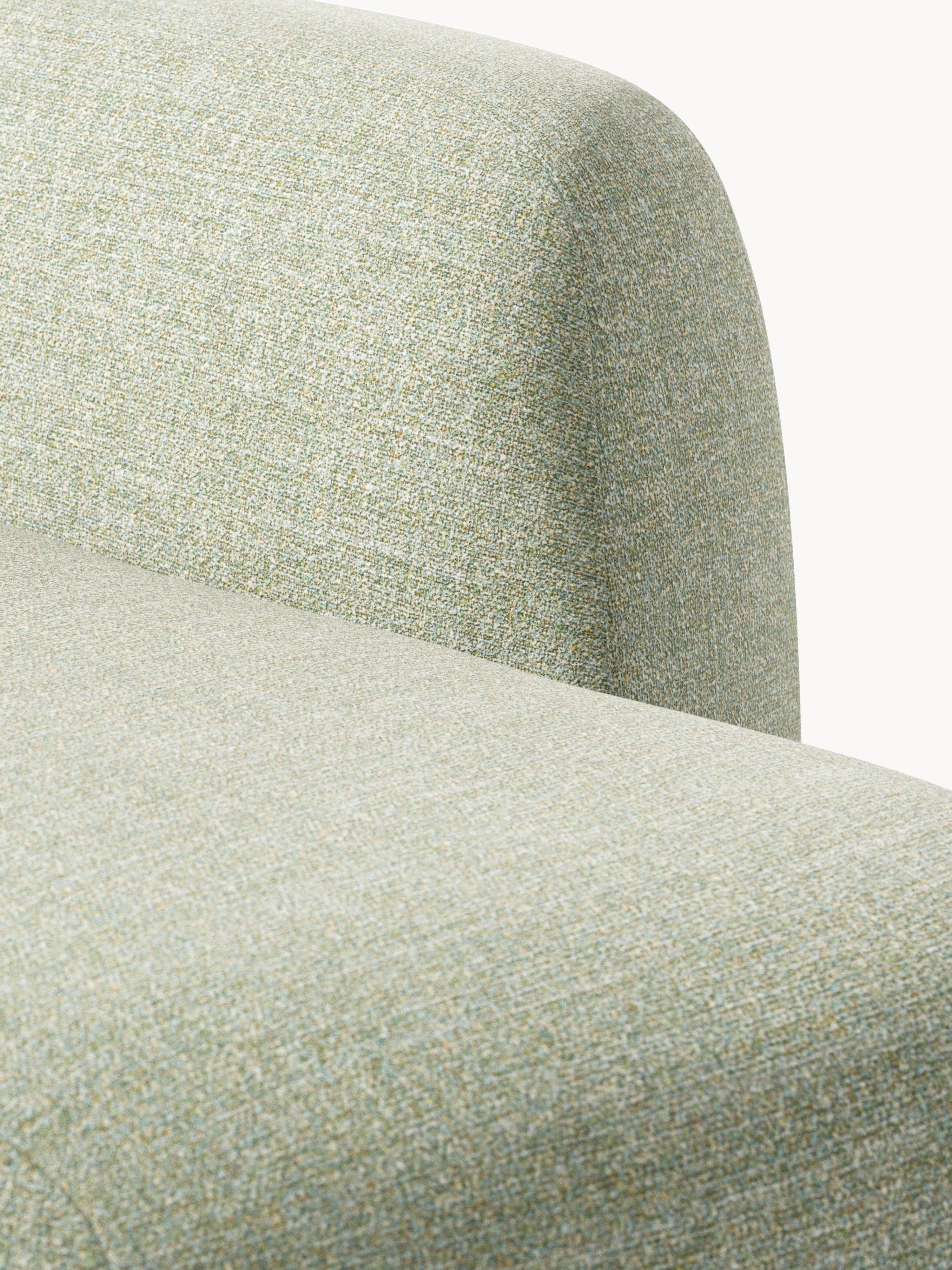 Modulares Bouclé-XL-Ecksofa Wolke mit Chaiselongue