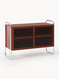 Galeriebild 1 - Metall-Sideboard Robyn mit Glas-Front