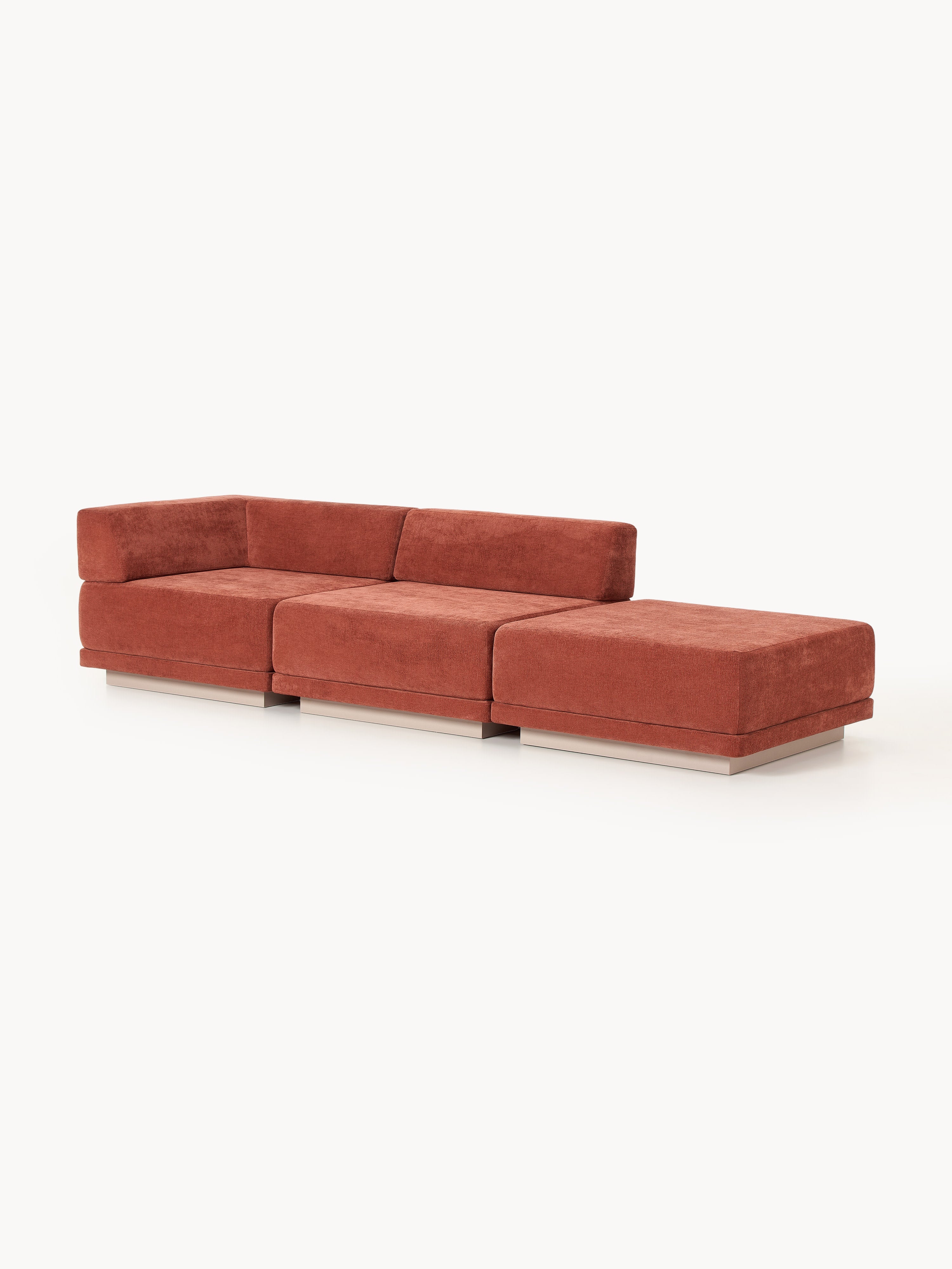Modulares Sofa Colin (4-Sitzer) mit Ottomane
