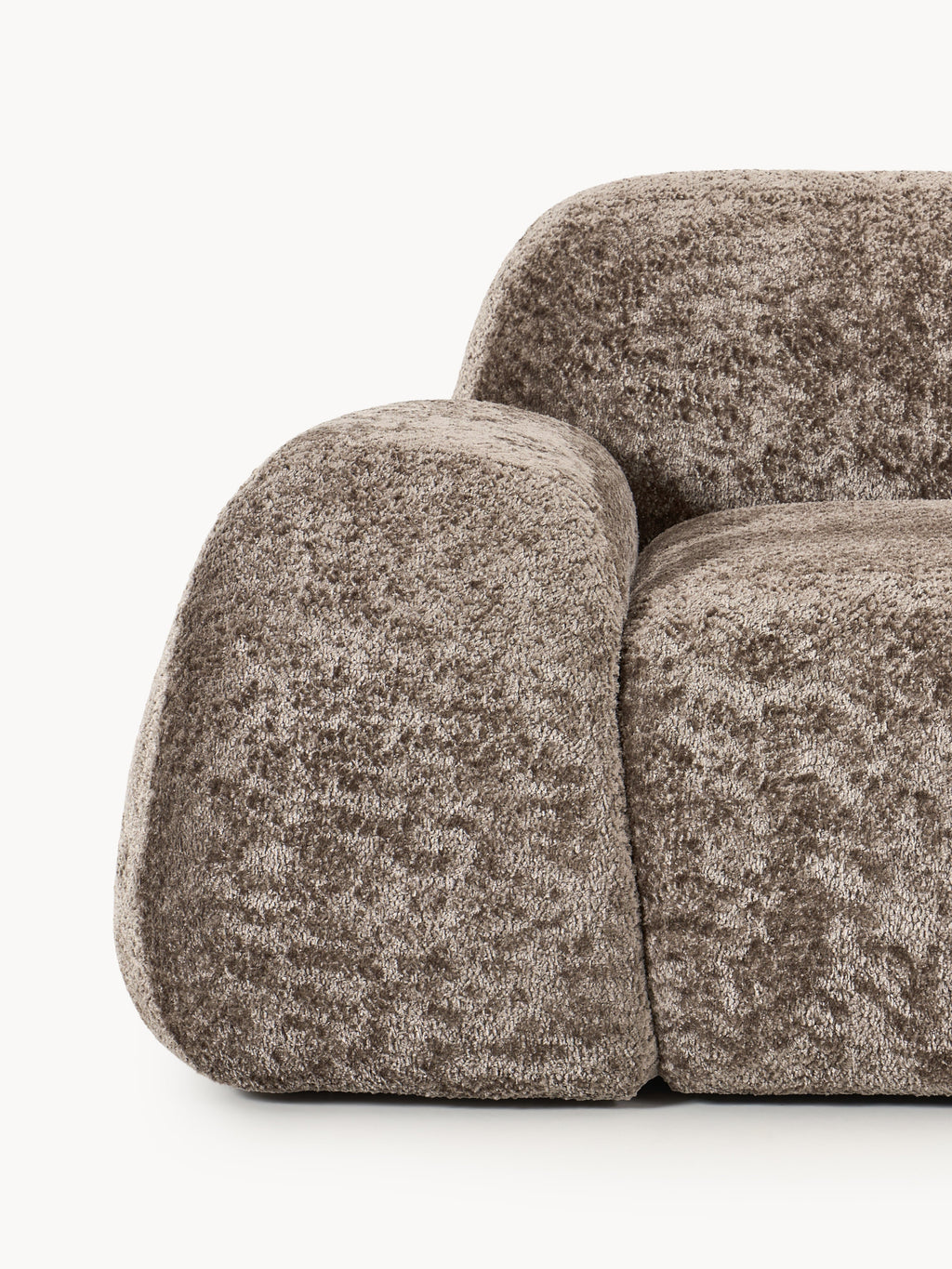 Teddy-Bouclé-Loungesessel Wolke