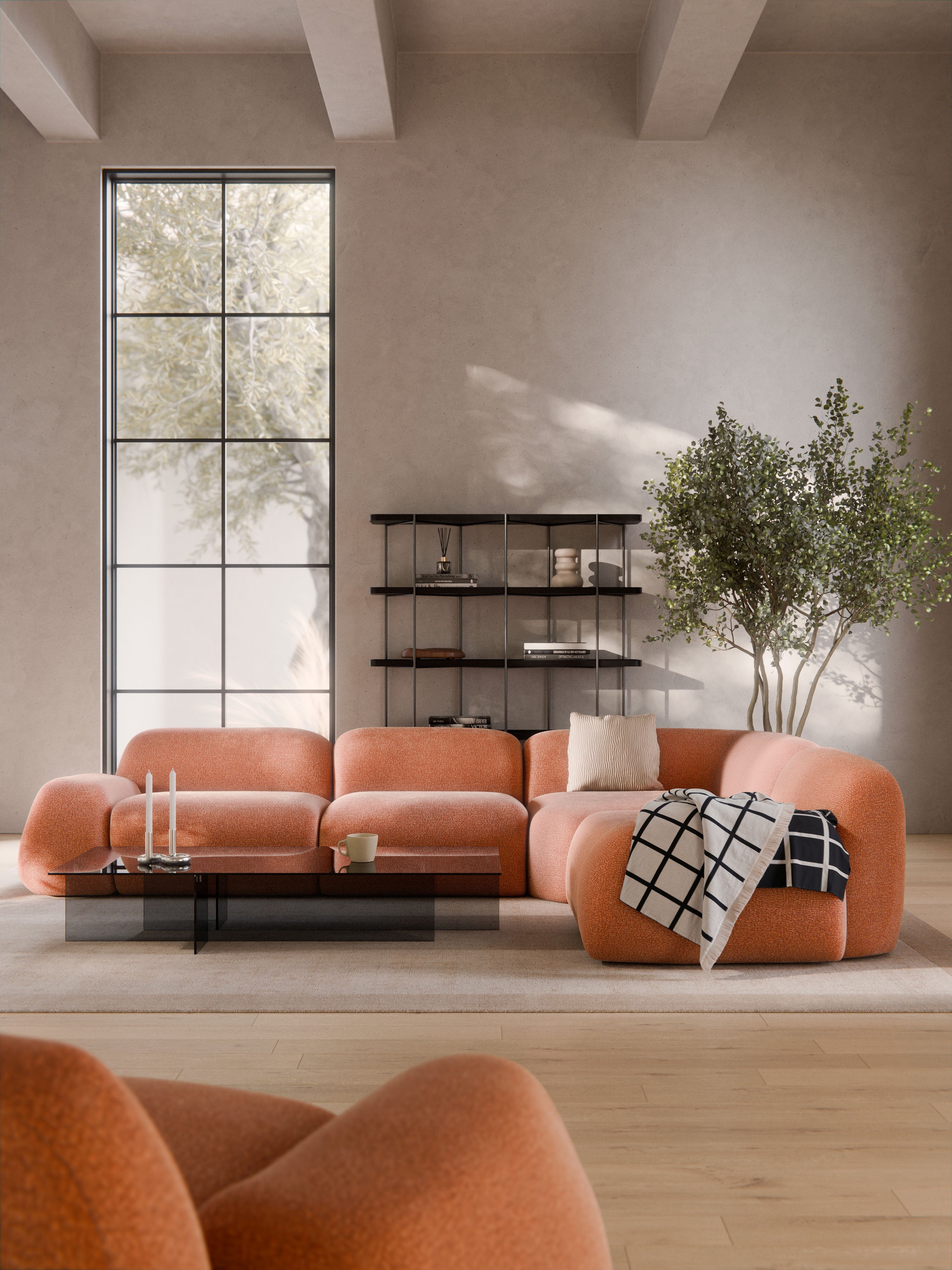 Modulares Ecksofa Wolke (4-Sitzer)