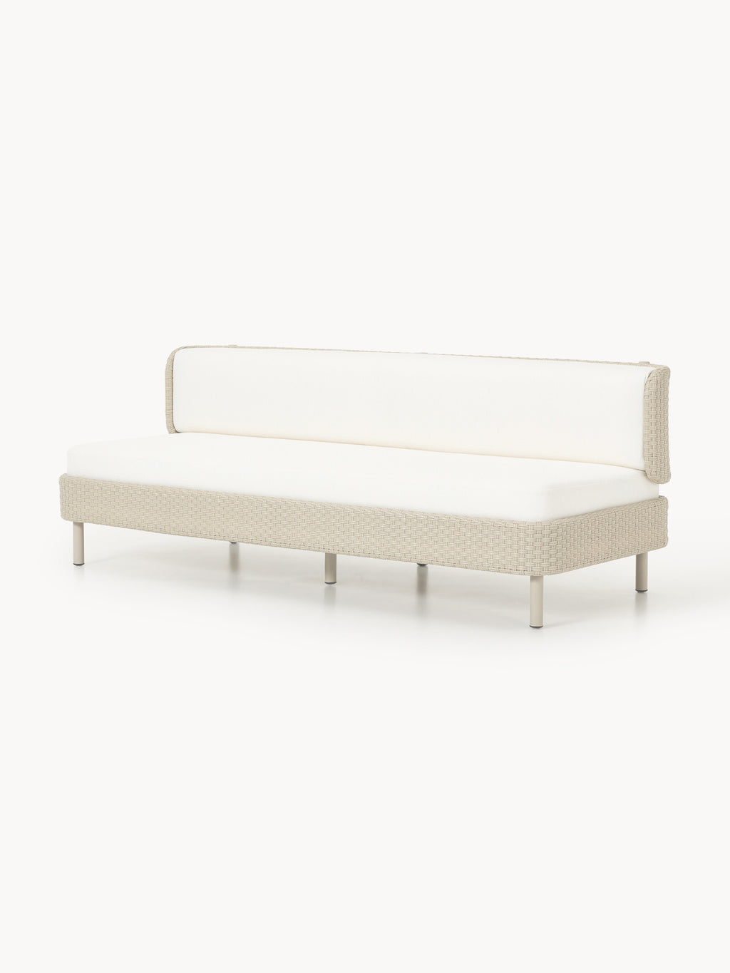 Modulares Garten-Sofa Hani (3-Sitzer) mit Schutzhülle