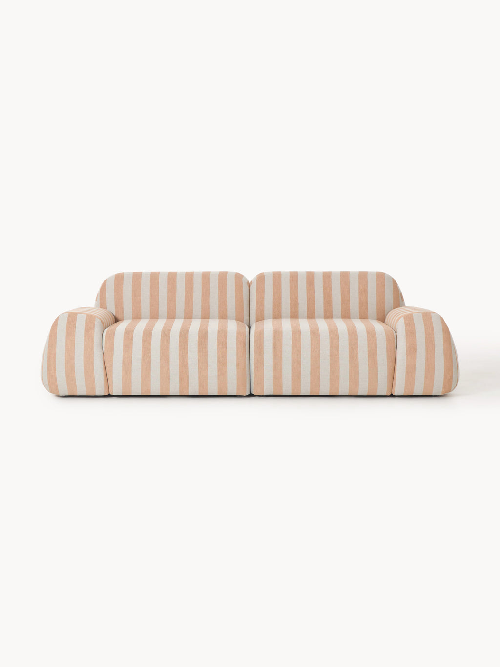 Galeriebild 1 - Modulares Gestreiftes Sofa Wolke (3-Sitzer)