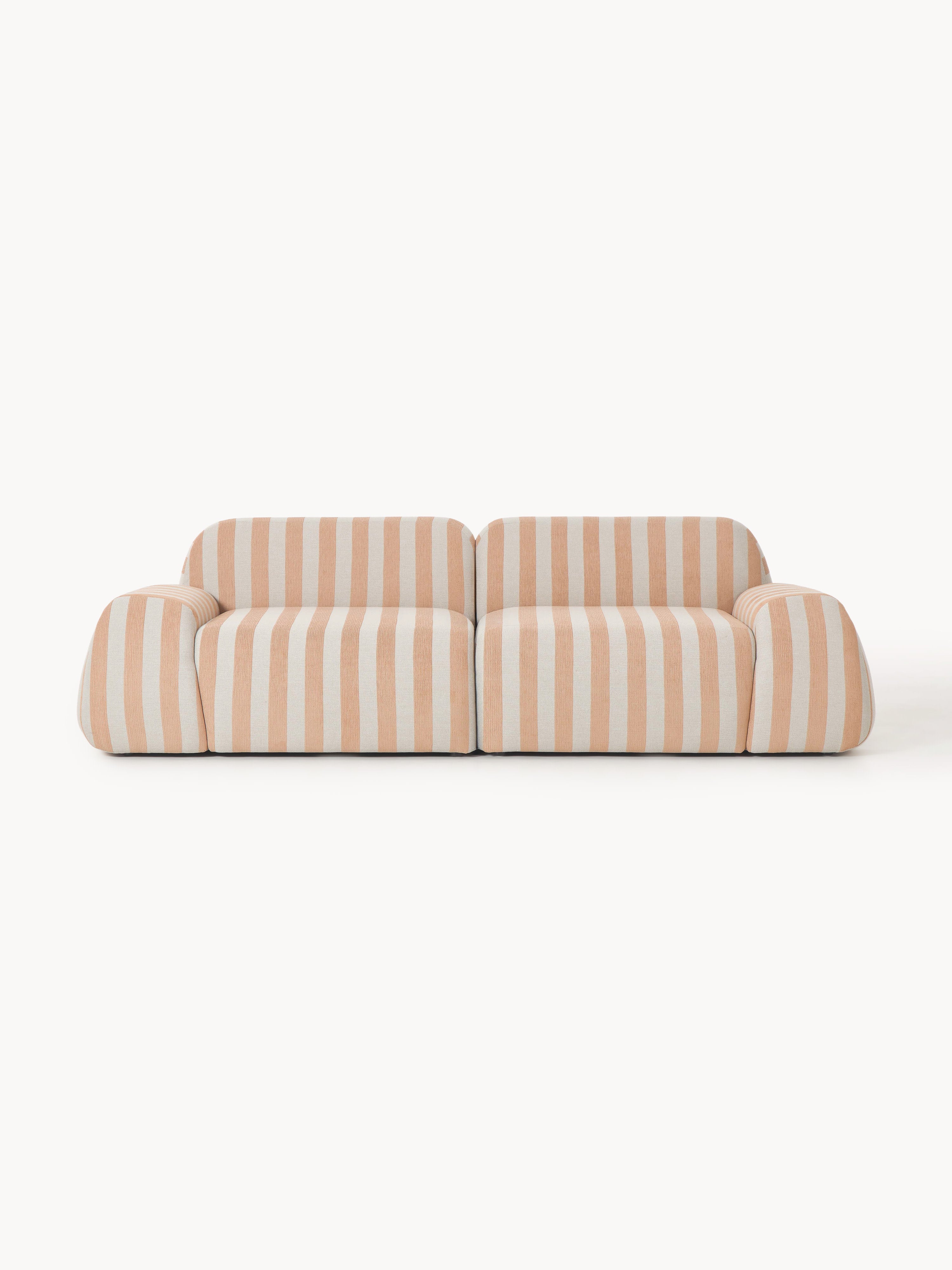 Galeriebild 1 - Modulares Gestreiftes Sofa Wolke (3-Sitzer)