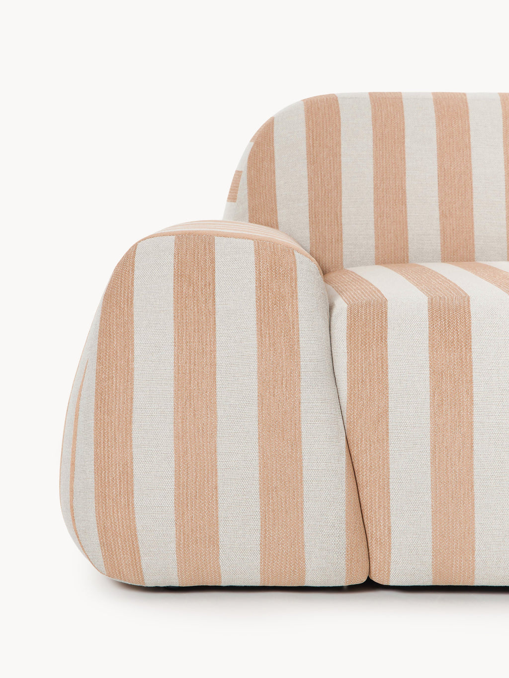 Modulares Gestreiftes Sofa Wolke (3-Sitzer)
