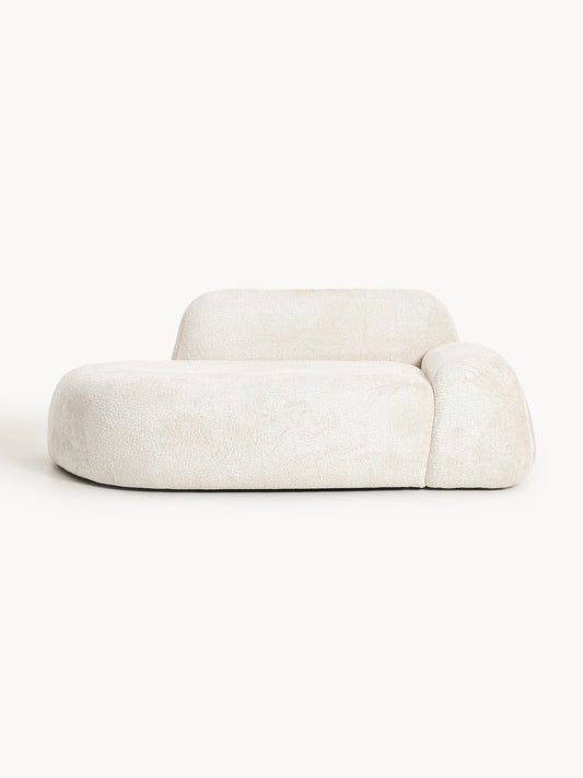 Galeriebild 1 - Teddy-Bouclé-Sofa Wolke (2-Sitzer) mit Chaiselongue