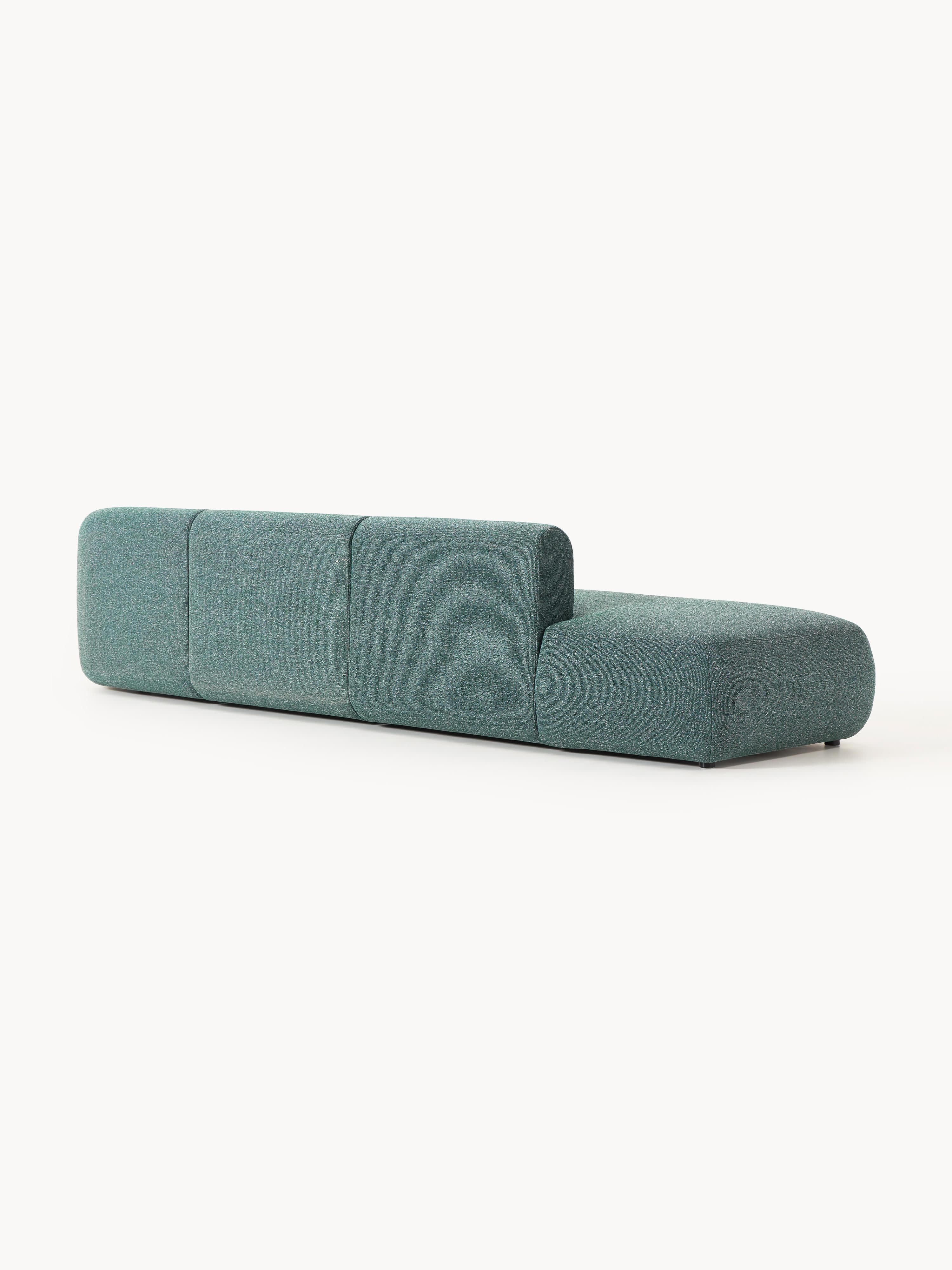 Modulare Bouclé-Chaise Sofia (2-Sitzer)