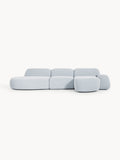 Galeriebild 1 - Modulares Bouclé-Ecksofa Wolke (4-Sitzer) mit Chaiselongue
