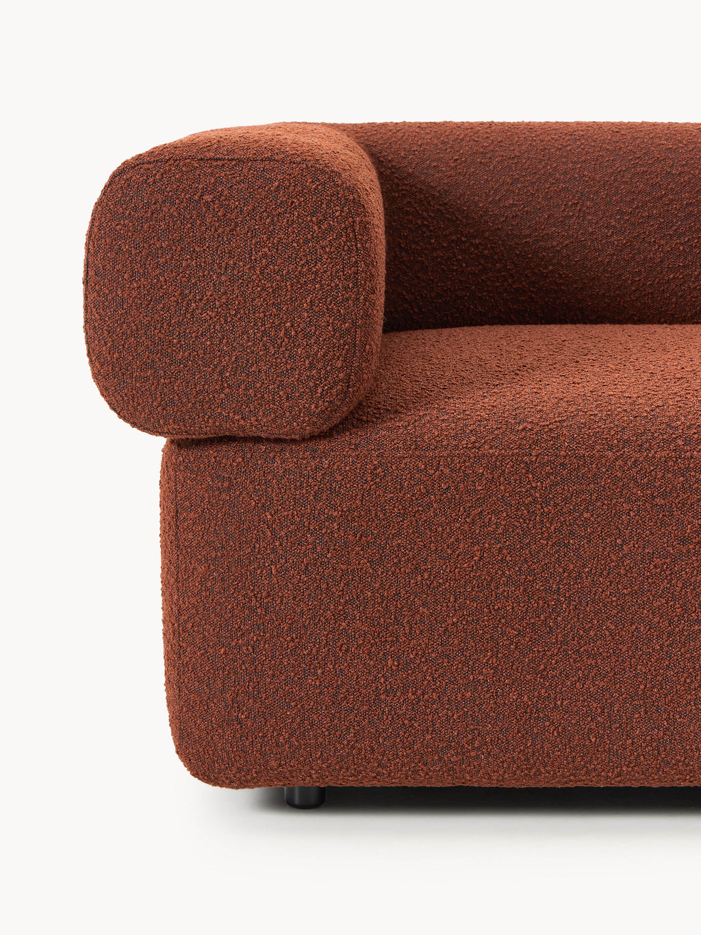 Modulares Bouclé-Sofa Anton (4-Sitzer)
