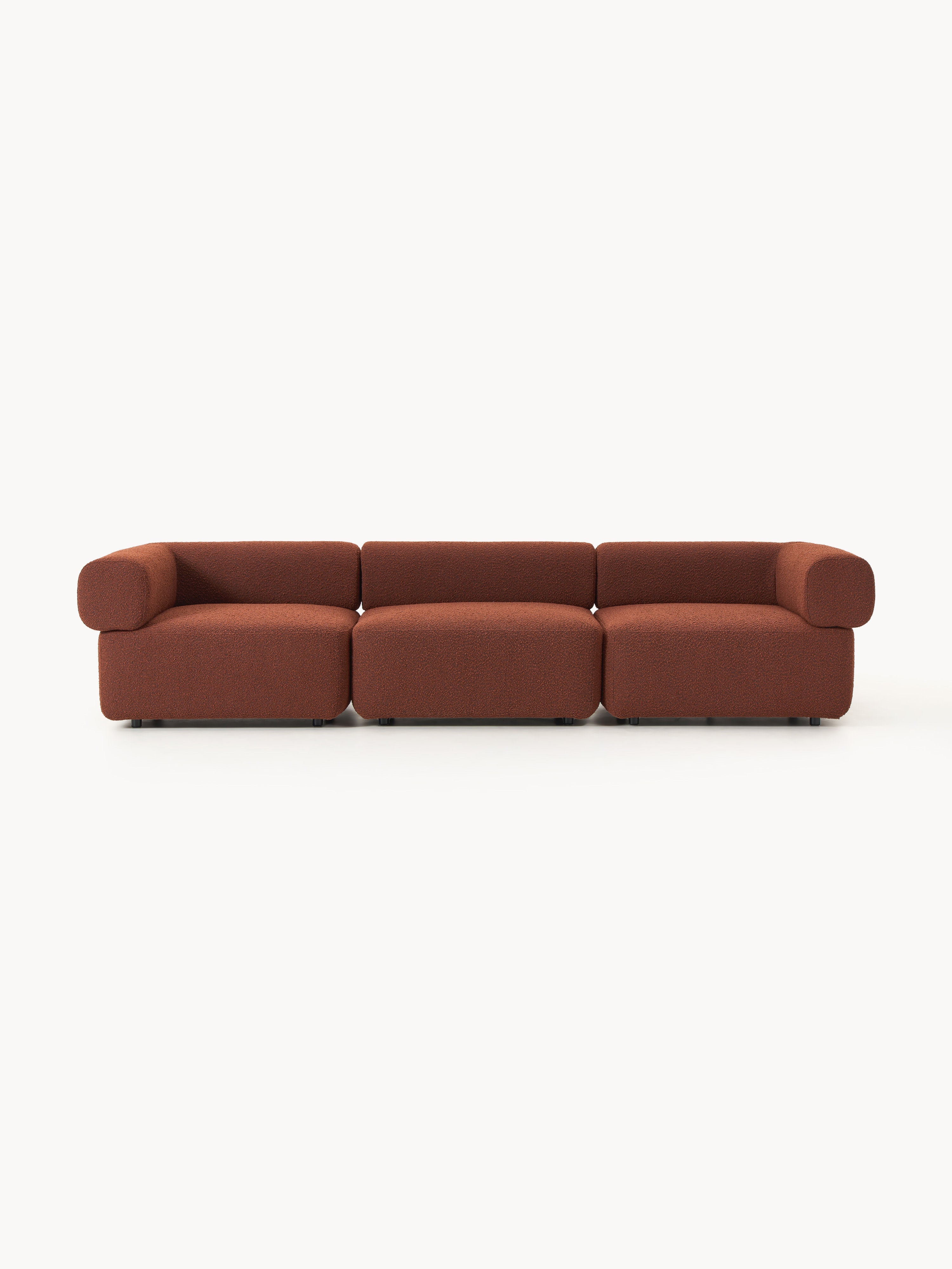 Galeriebild 1 - Modulares Bouclé-Sofa Anton (4-Sitzer)