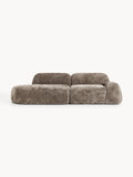 Galeriebild 1 - Modulare Teddy-Bouclé-Chaise Wolke (3-Sitzer)