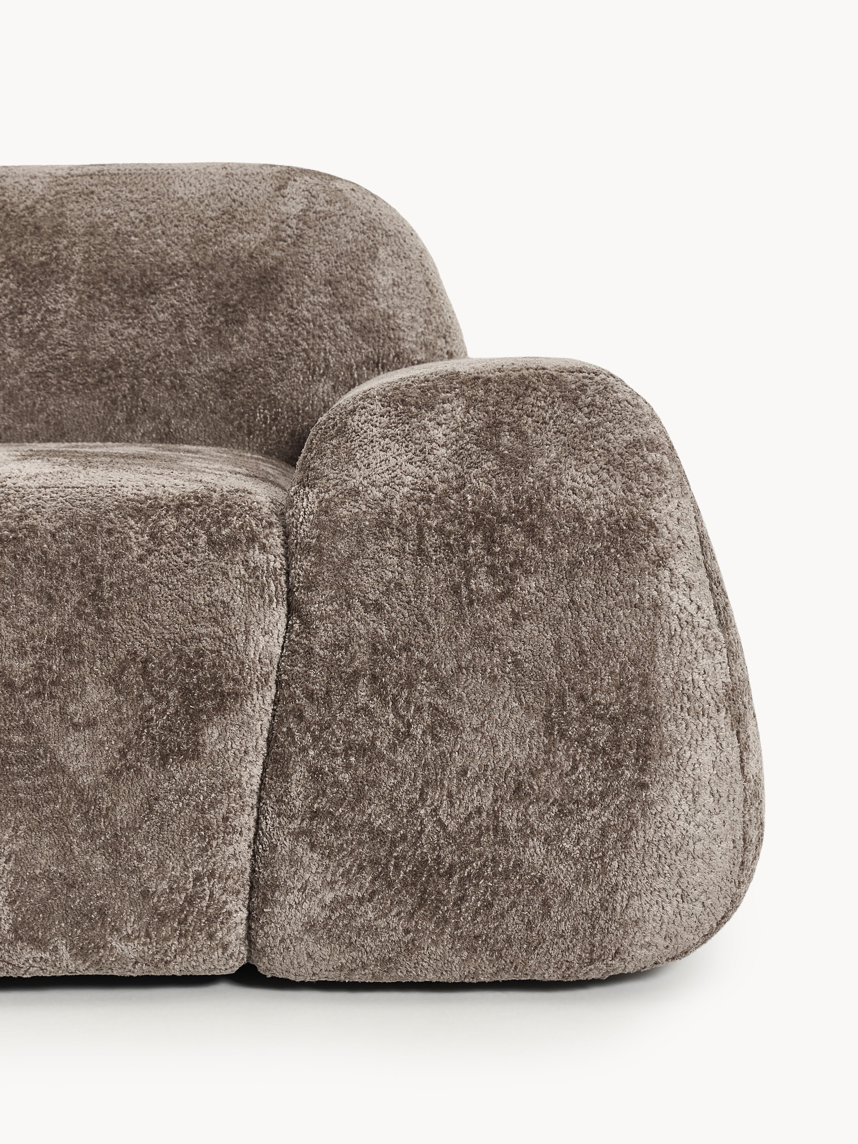 Modulare Teddy-Bouclé-Chaise Wolke (3-Sitzer)