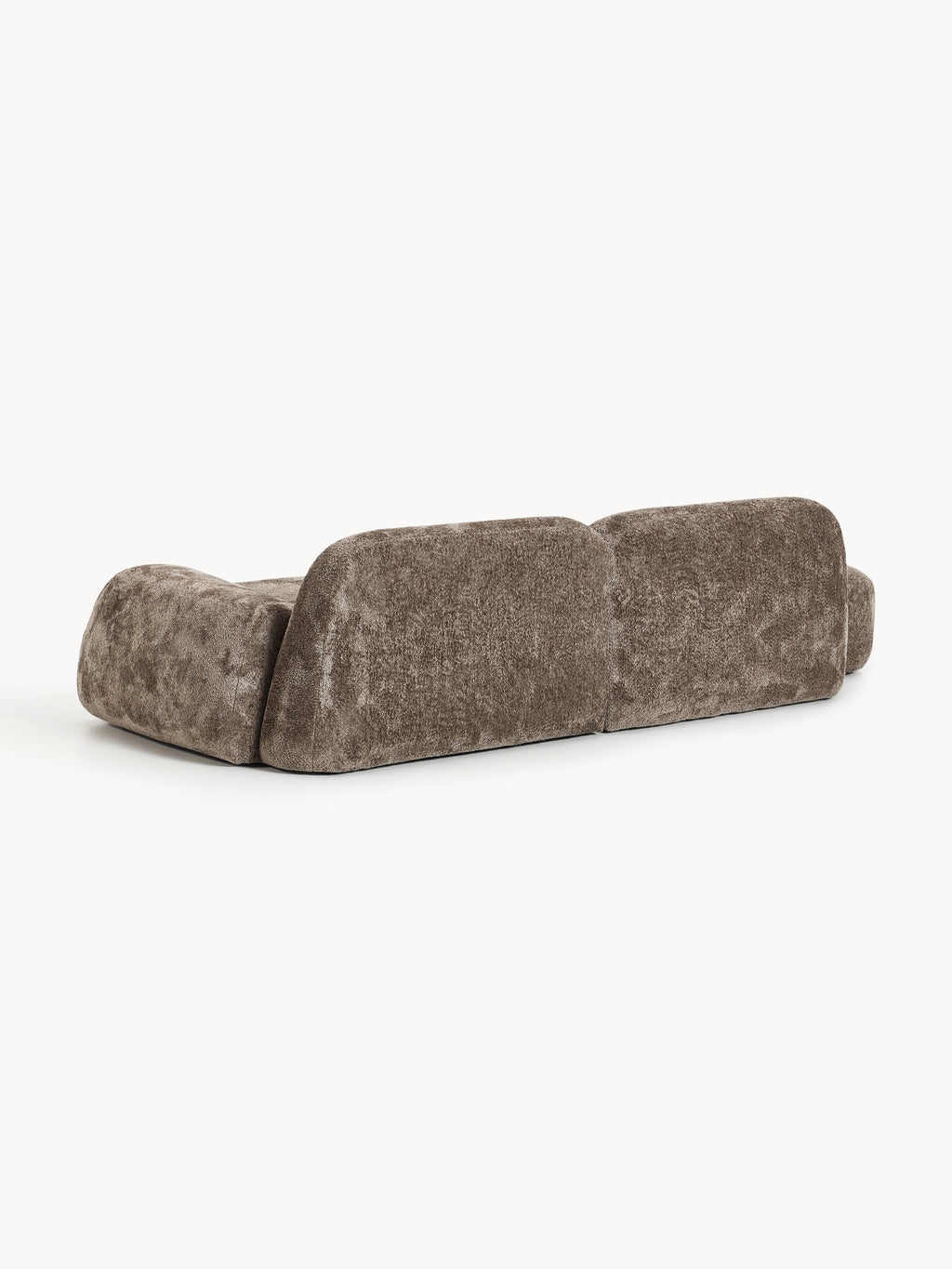 Modulare Teddy-Bouclé-Chaise Wolke (3-Sitzer)