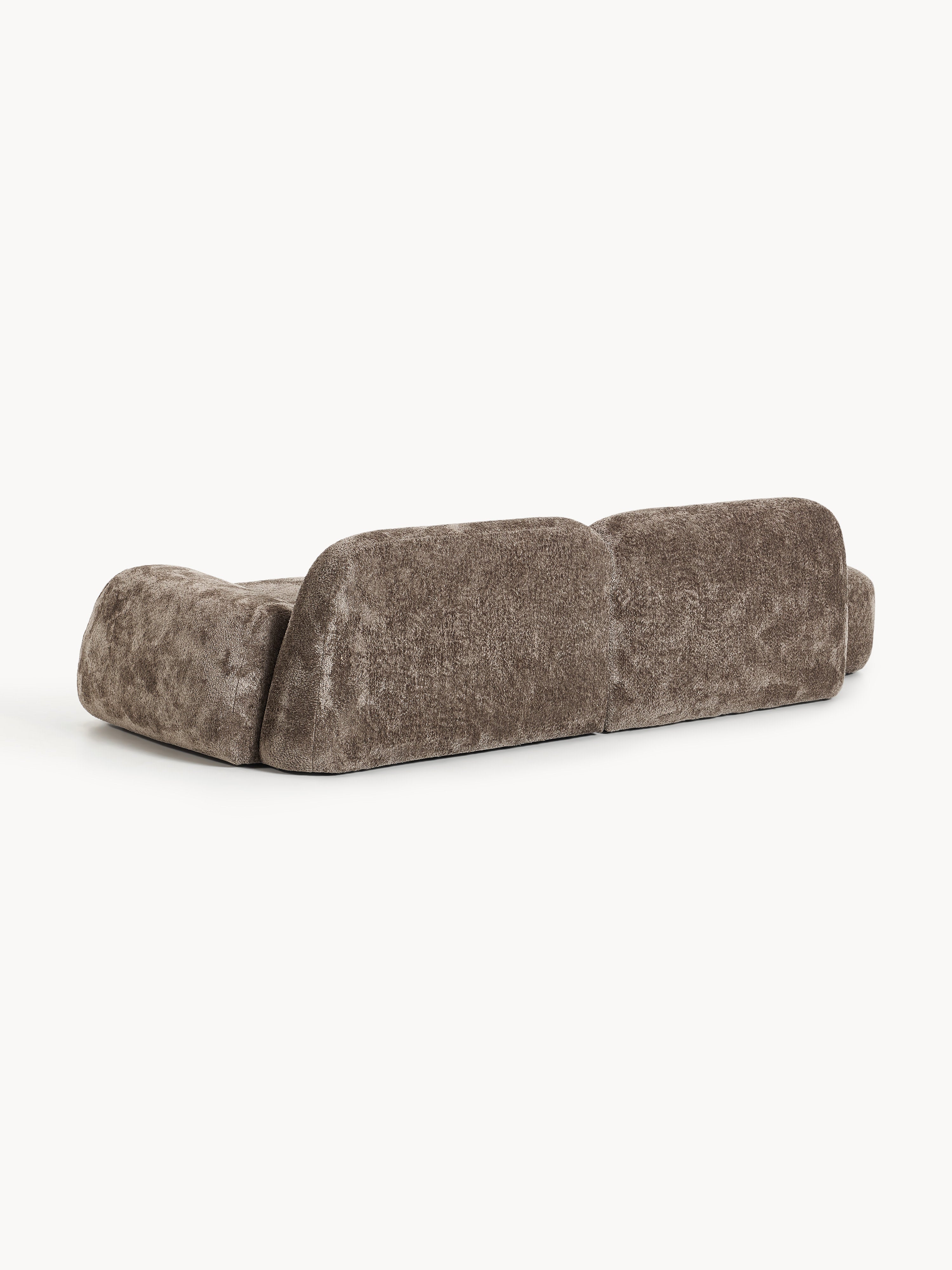 Modulare Teddy-Bouclé-Chaise Wolke (3-Sitzer)