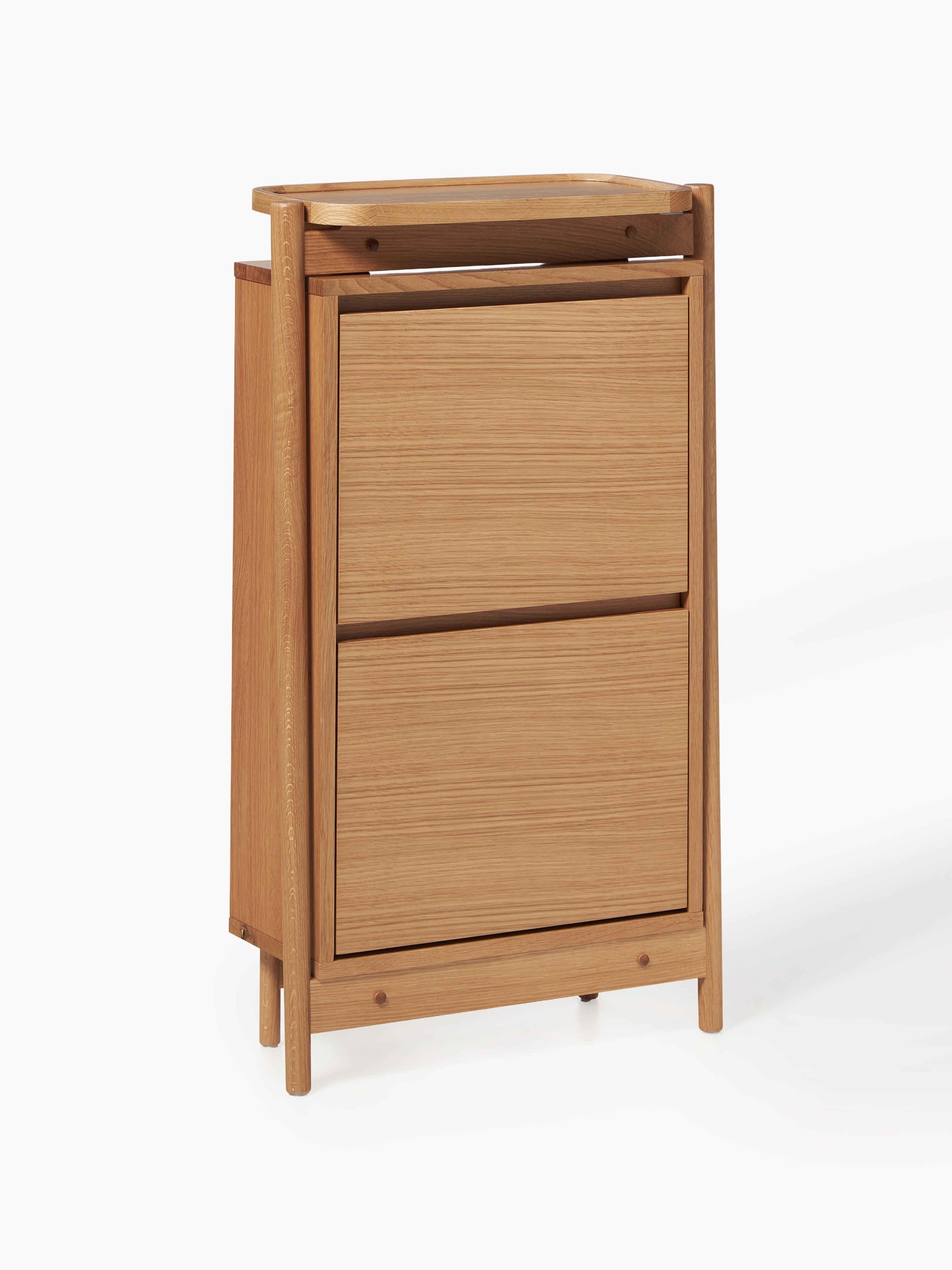 Galeriebild 1 - Holz-Schuhschrank Libby mit Klappfächern