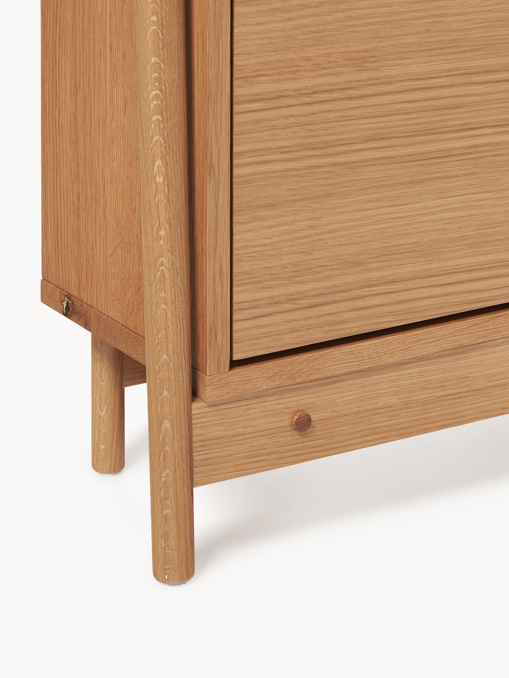 Holz-Schuhschrank Libby mit Klappfächern