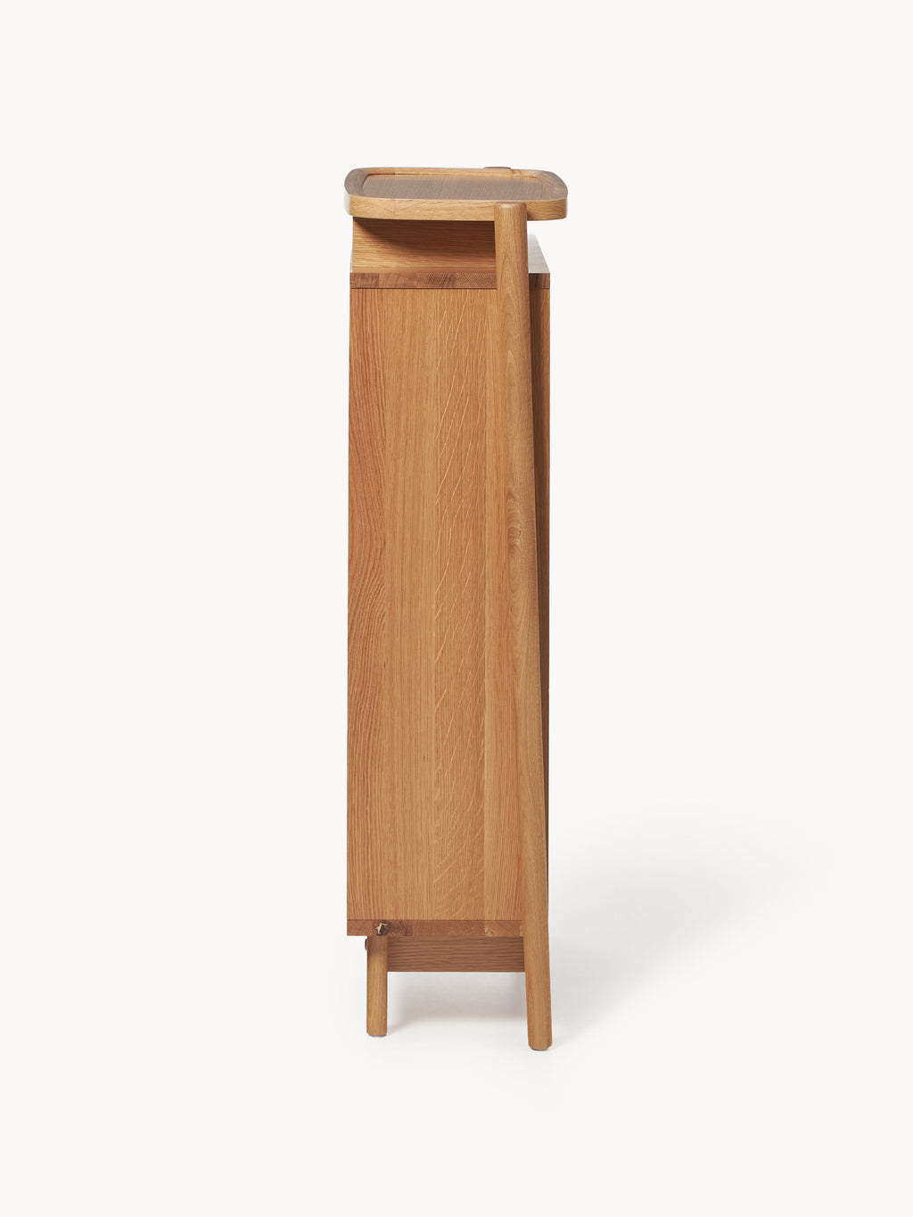 Holz-Schuhschrank Libby mit Klappfächern