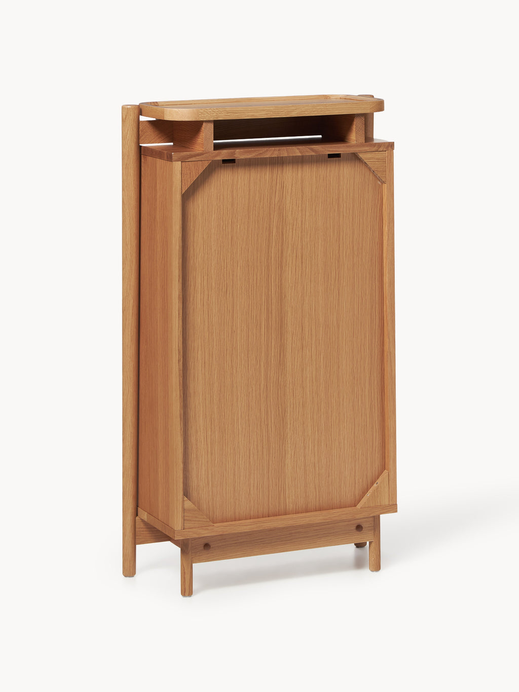 Holz-Schuhschrank Libby mit Klappfächern