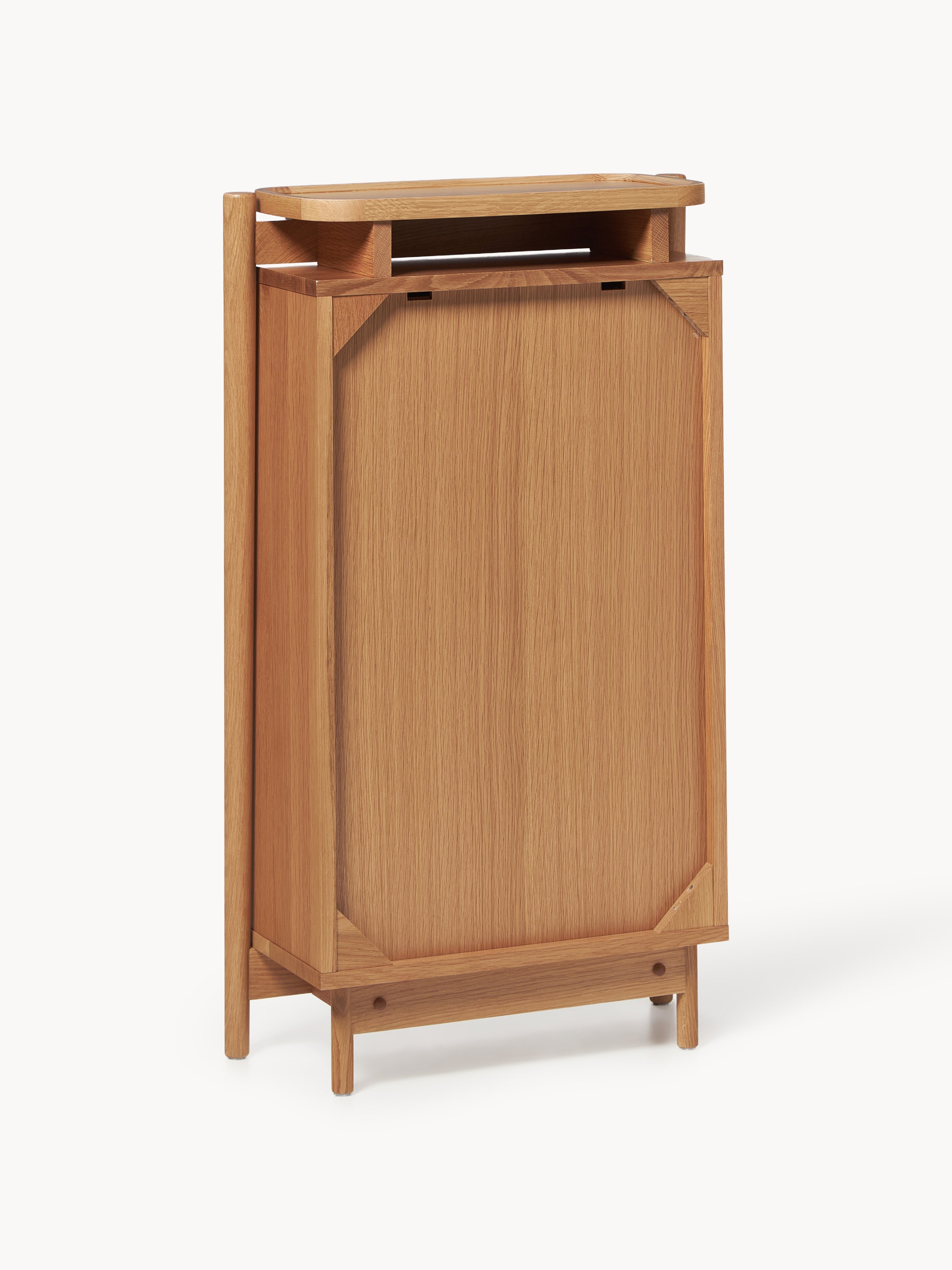 Holz-Schuhschrank Libby mit Klappfächern