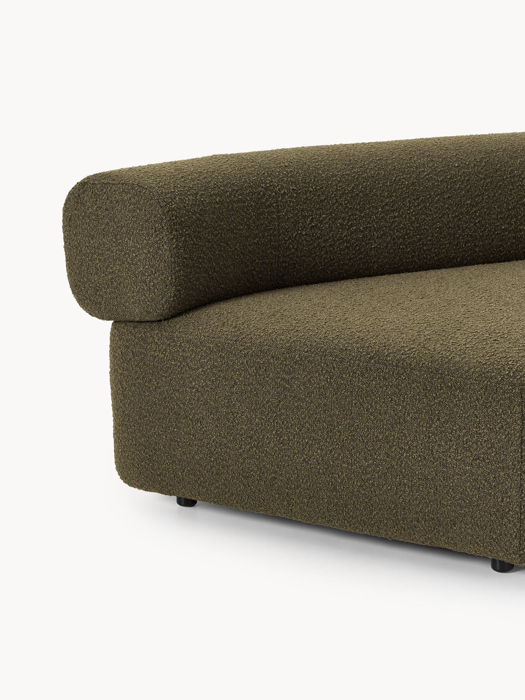 Rundes Bouclé-Eckmodul Anton
