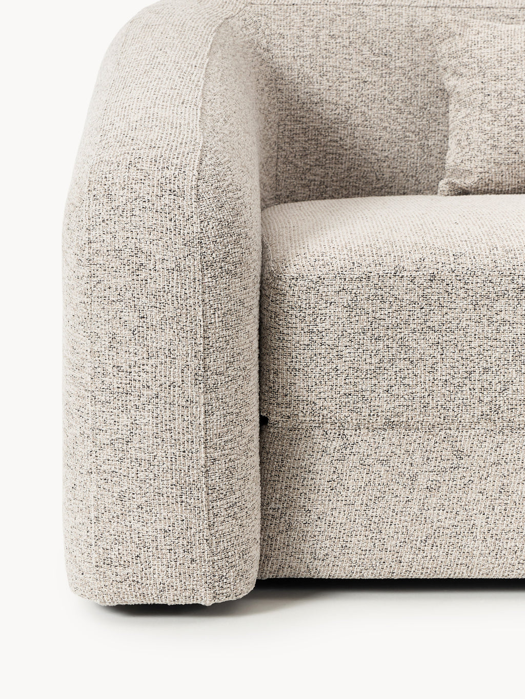Bouclé-Schlafsofa Eliot (3-Sitzer)