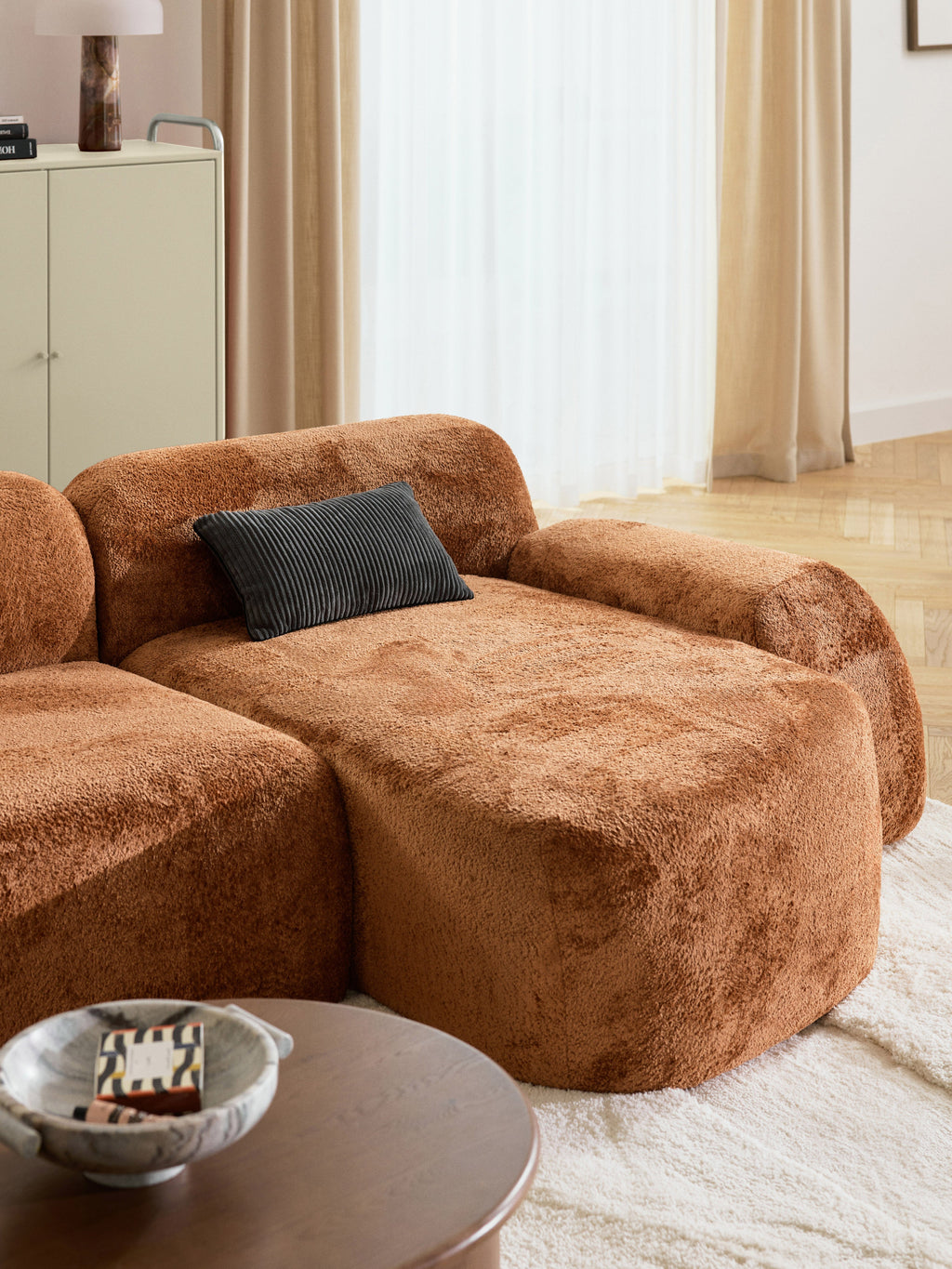 Teddy-Bouclé-Chaise Wolke