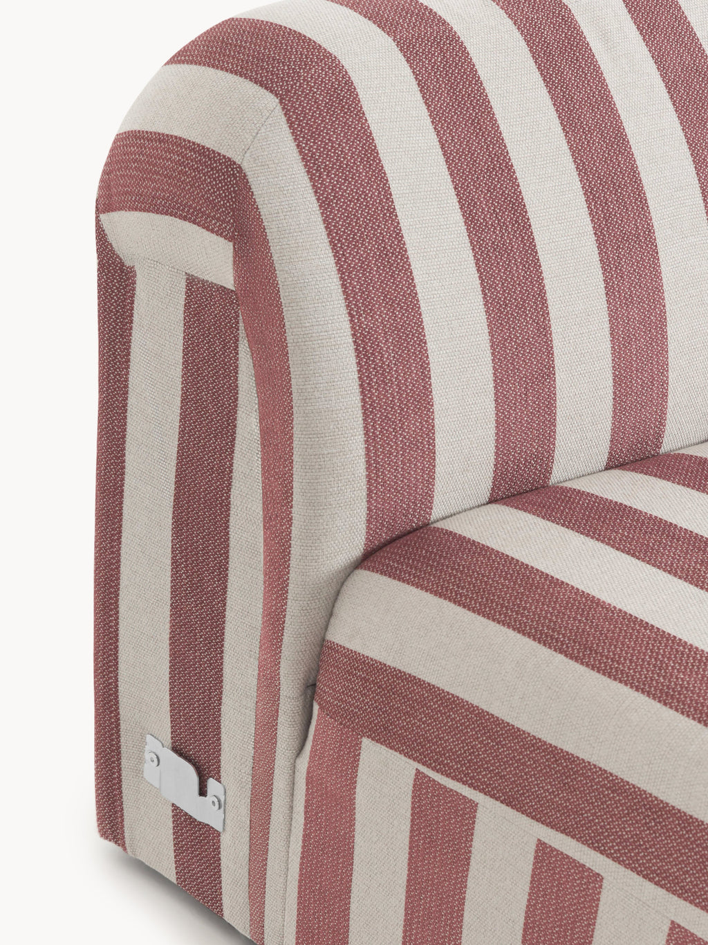 Gestreiftes Chaise-Modul Wolke