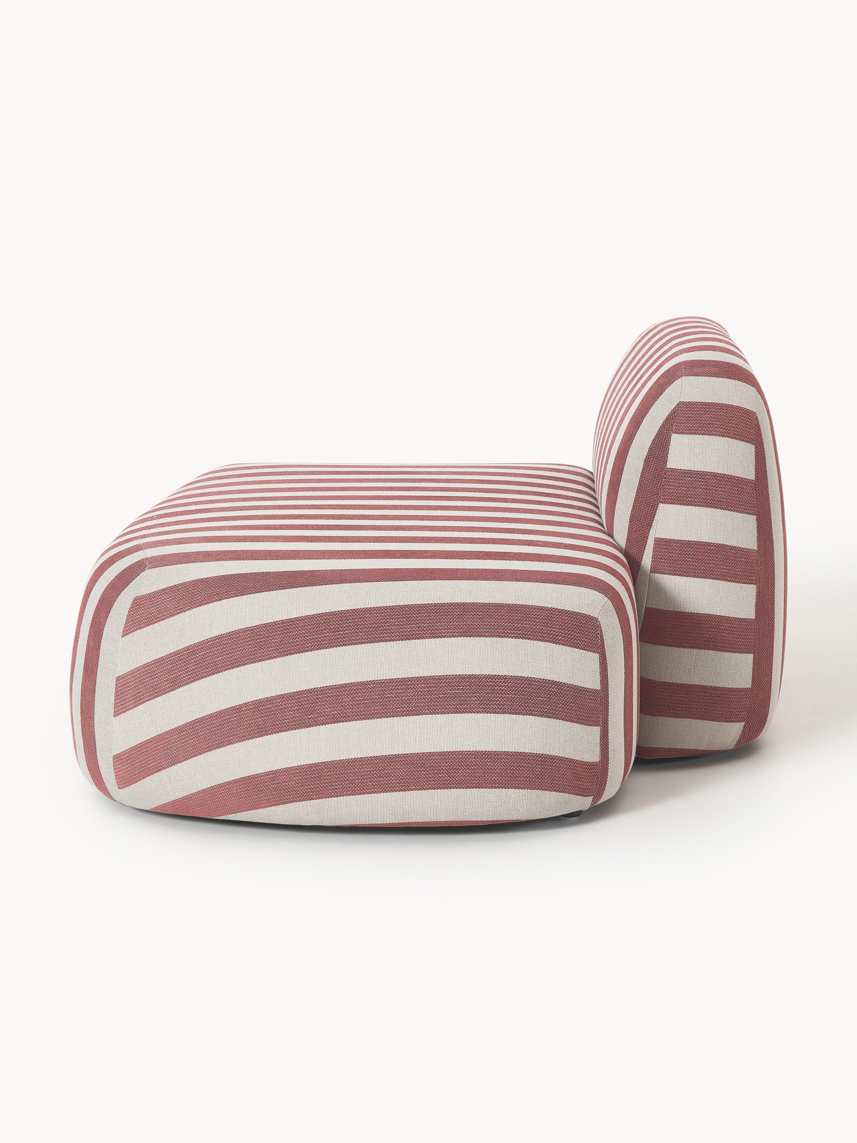 Gestreiftes Chaise-Modul Wolke