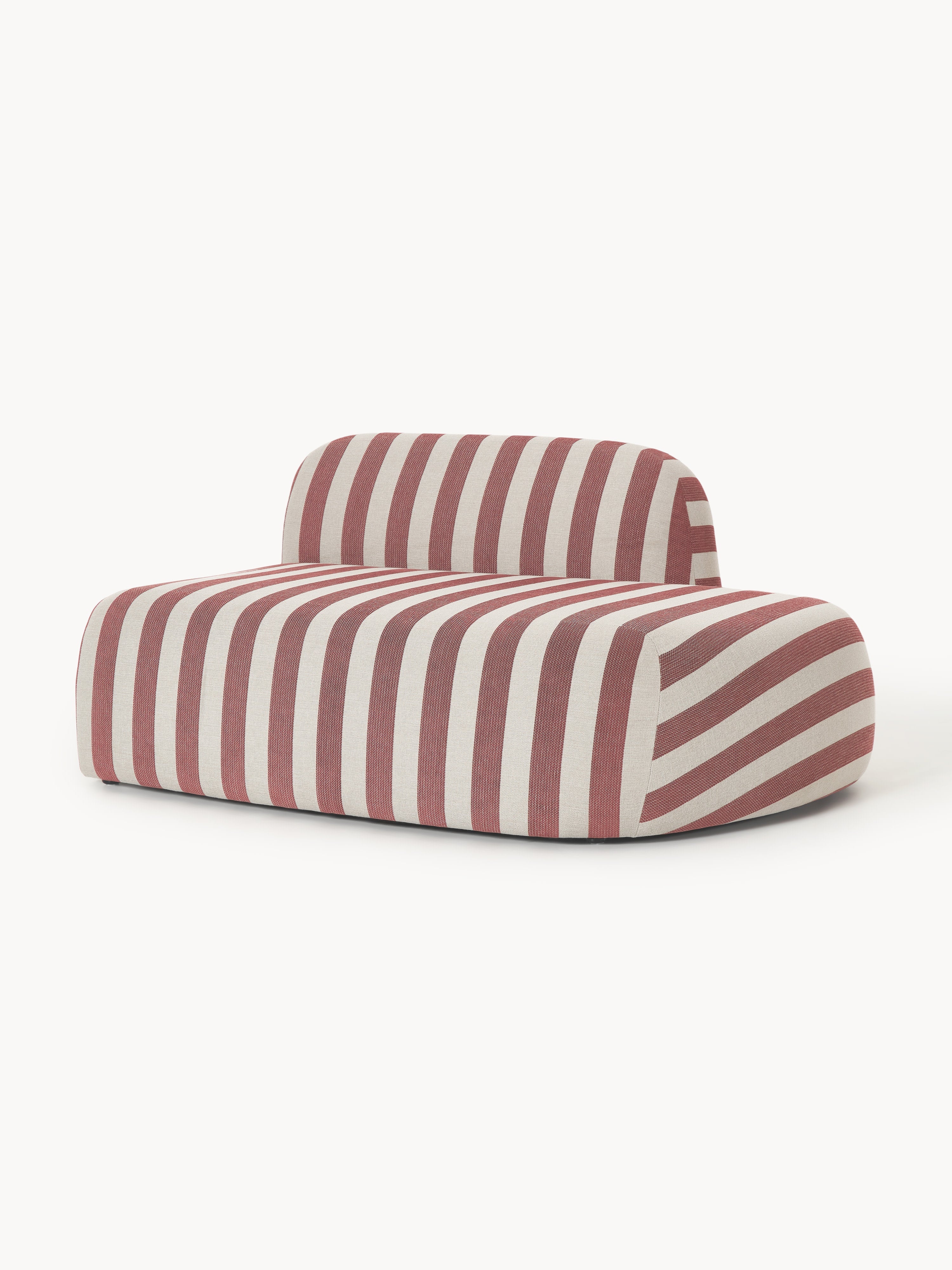 Gestreiftes Chaise-Modul Wolke