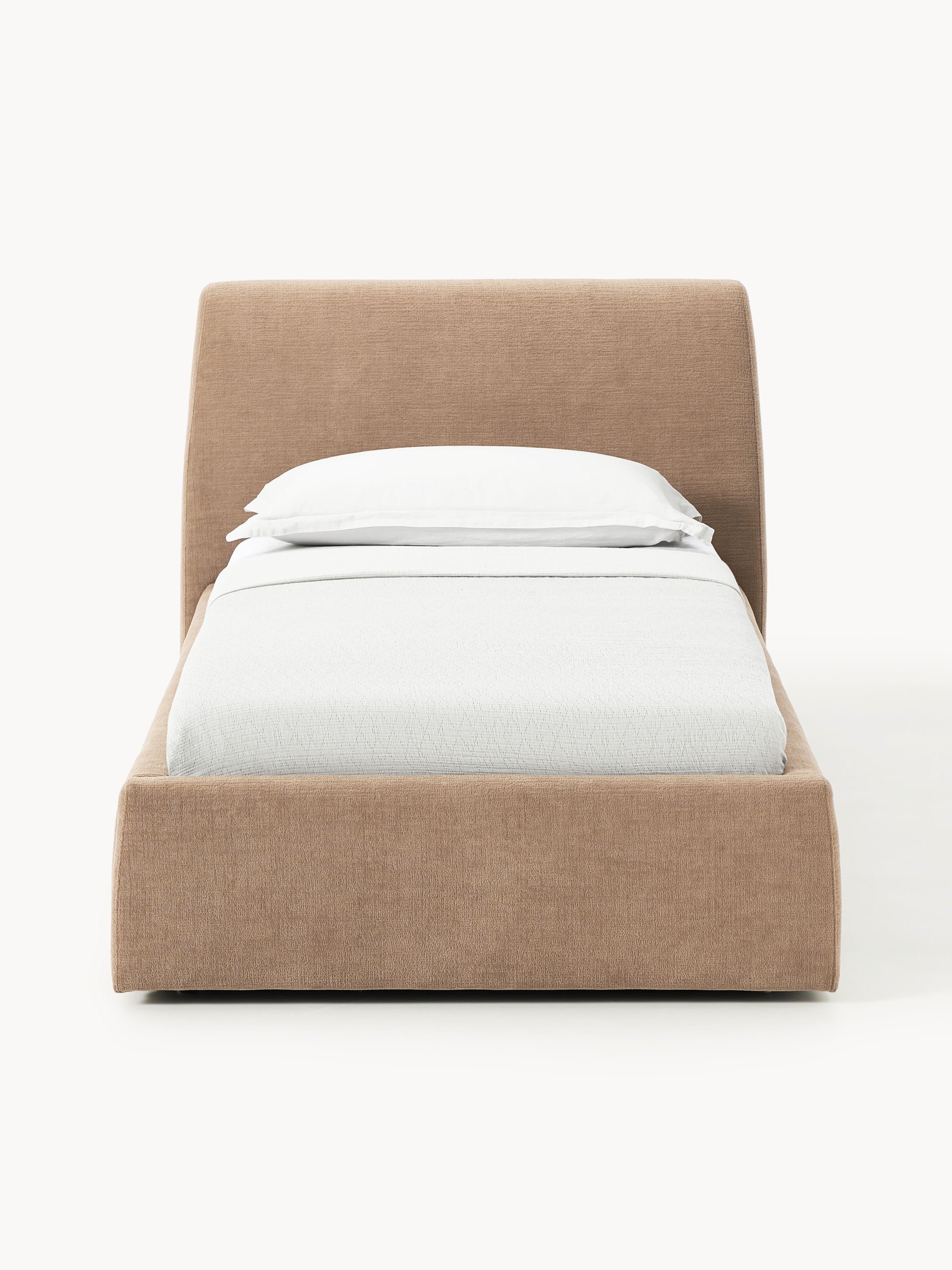 Polster-Einzelbett Cloud mit Stauraum