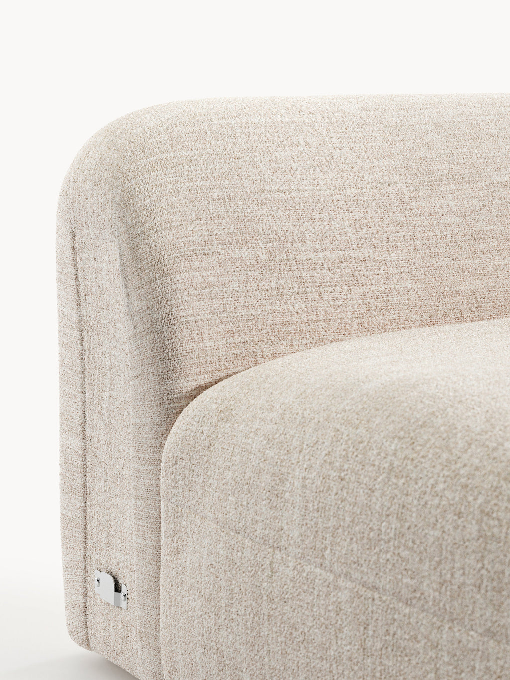 Bouclé-Chaise-Modul Wolke