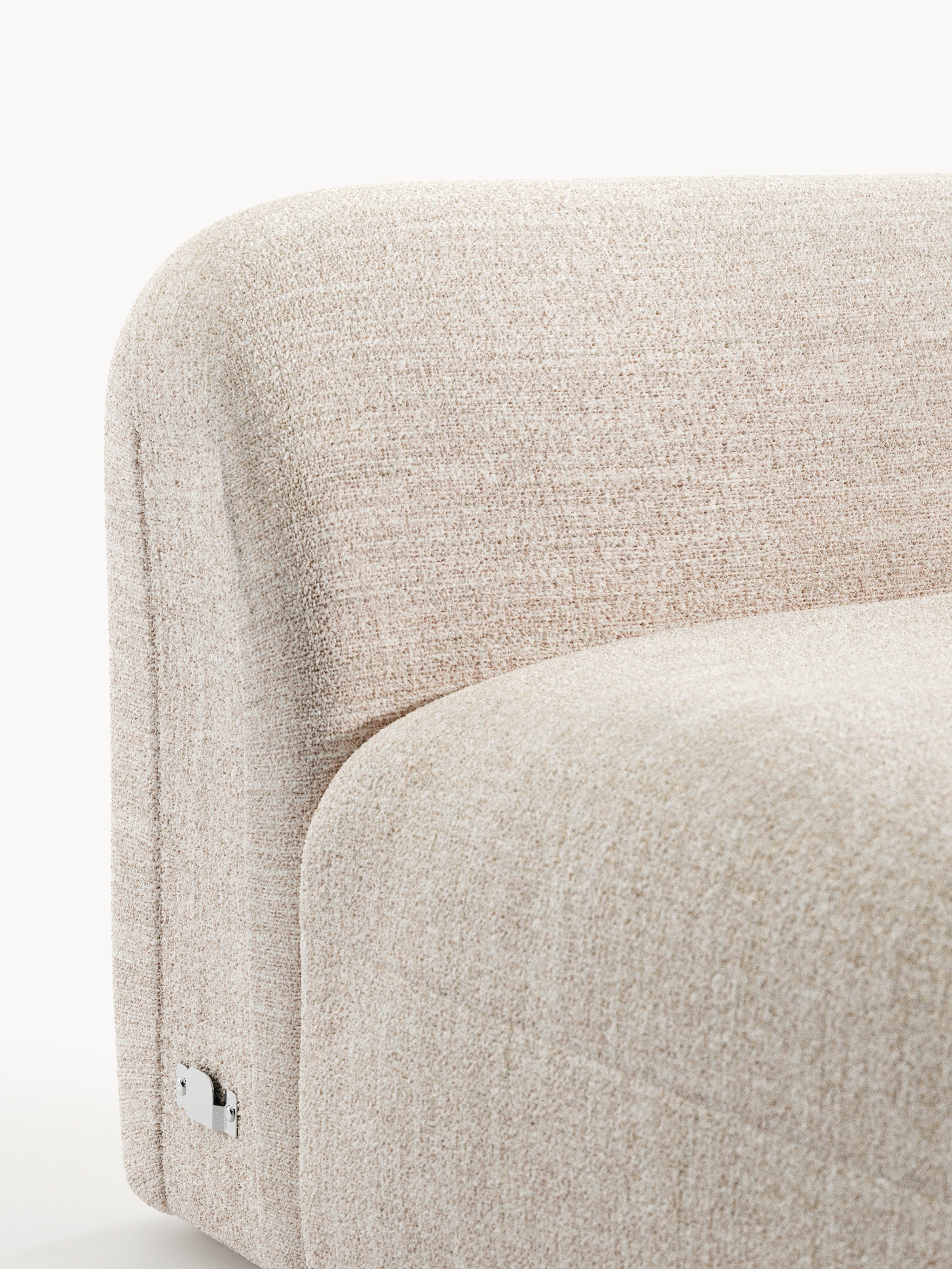 Bouclé-Chaise-Modul Wolke