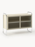 Galeriebild 1 - Metall-Sideboard Robyn mit Glas-Front