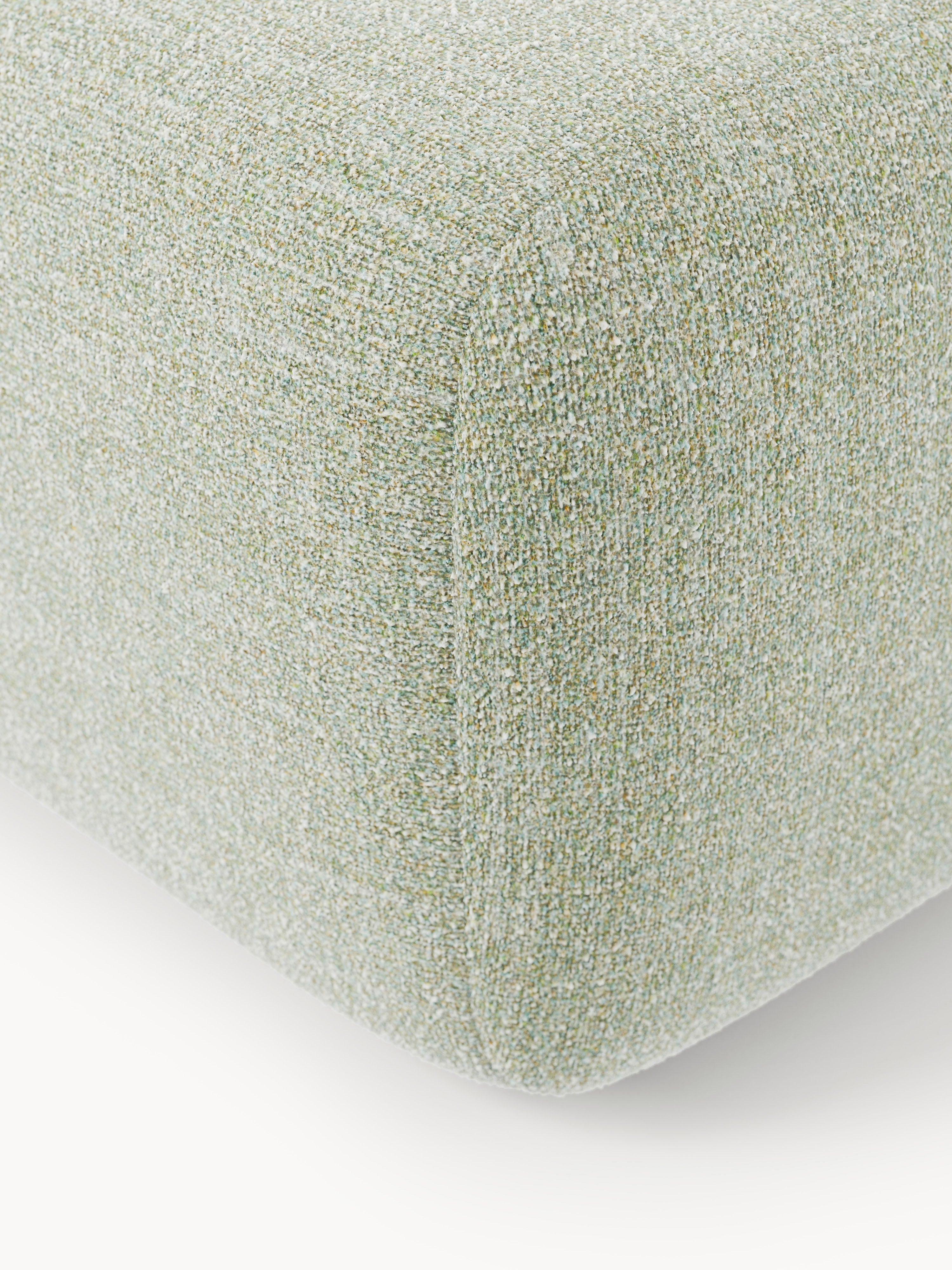 Bouclé-Sofa-Hocker Wolke