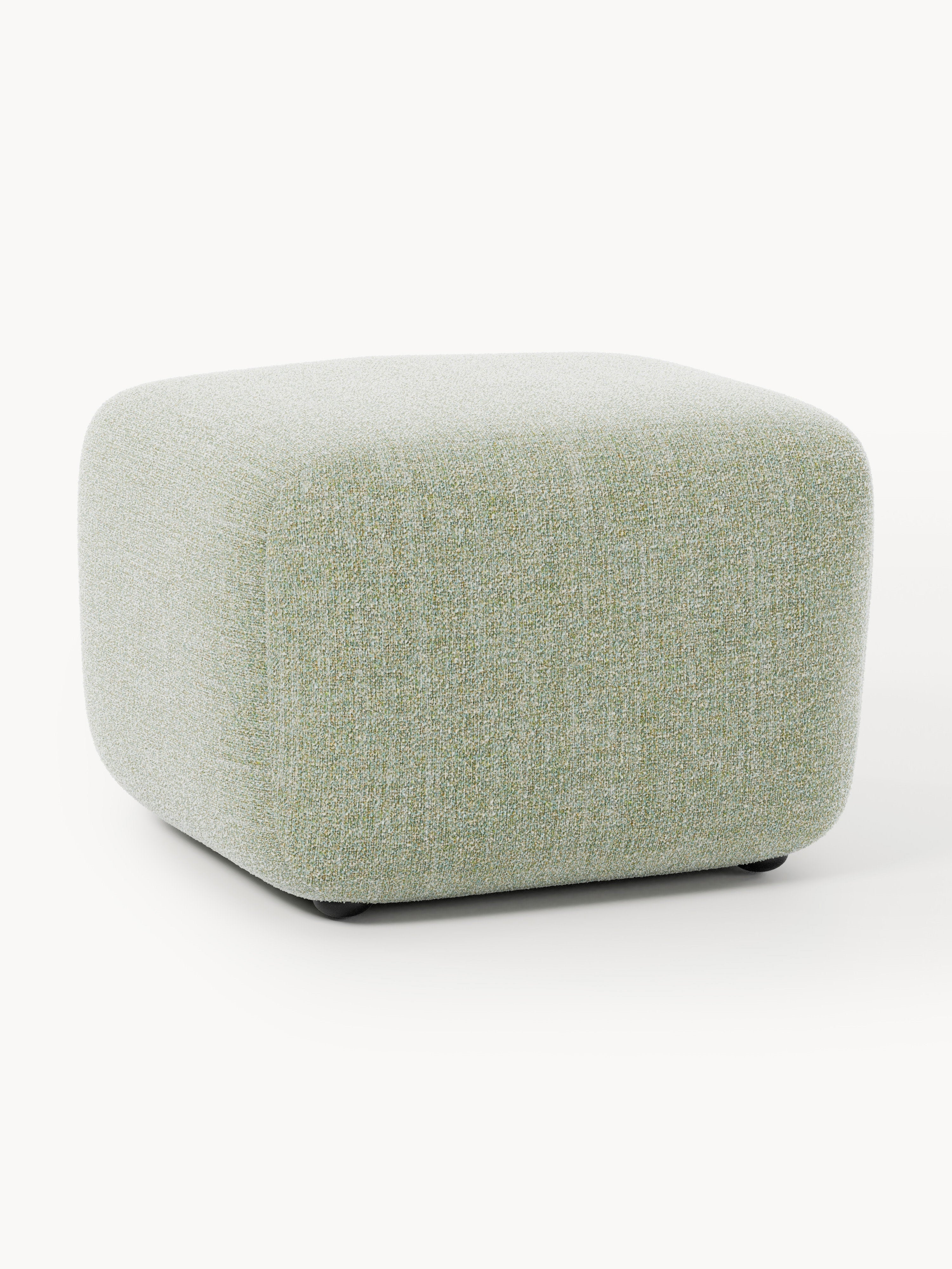 Galeriebild 1 - Bouclé-Sofa-Hocker Wolke