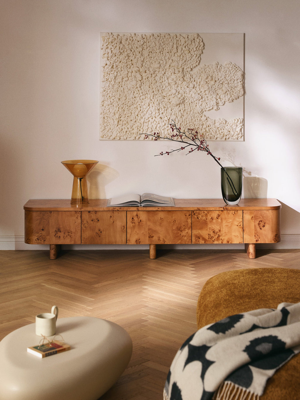 Holz-TV-Lowboard Tobia