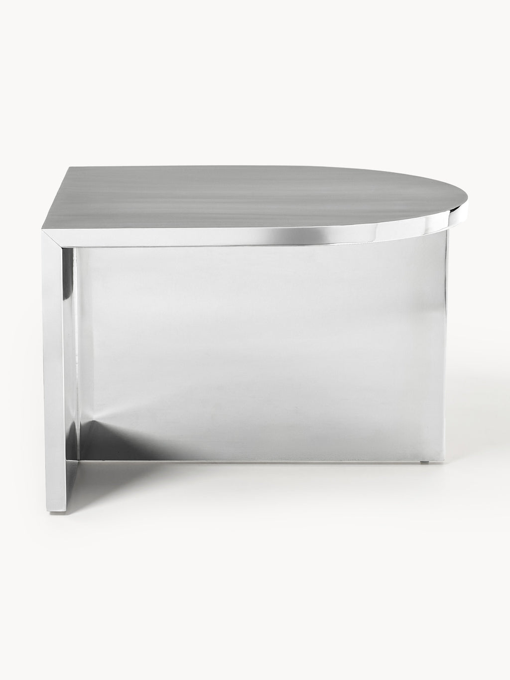 Ovaler Couchtisch Leander aus Metall