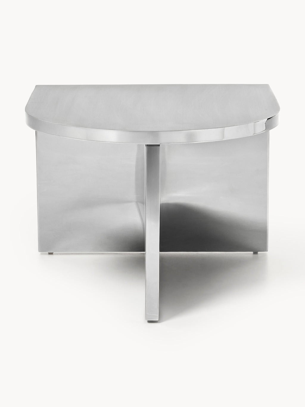 Ovaler Couchtisch Leander aus Metall