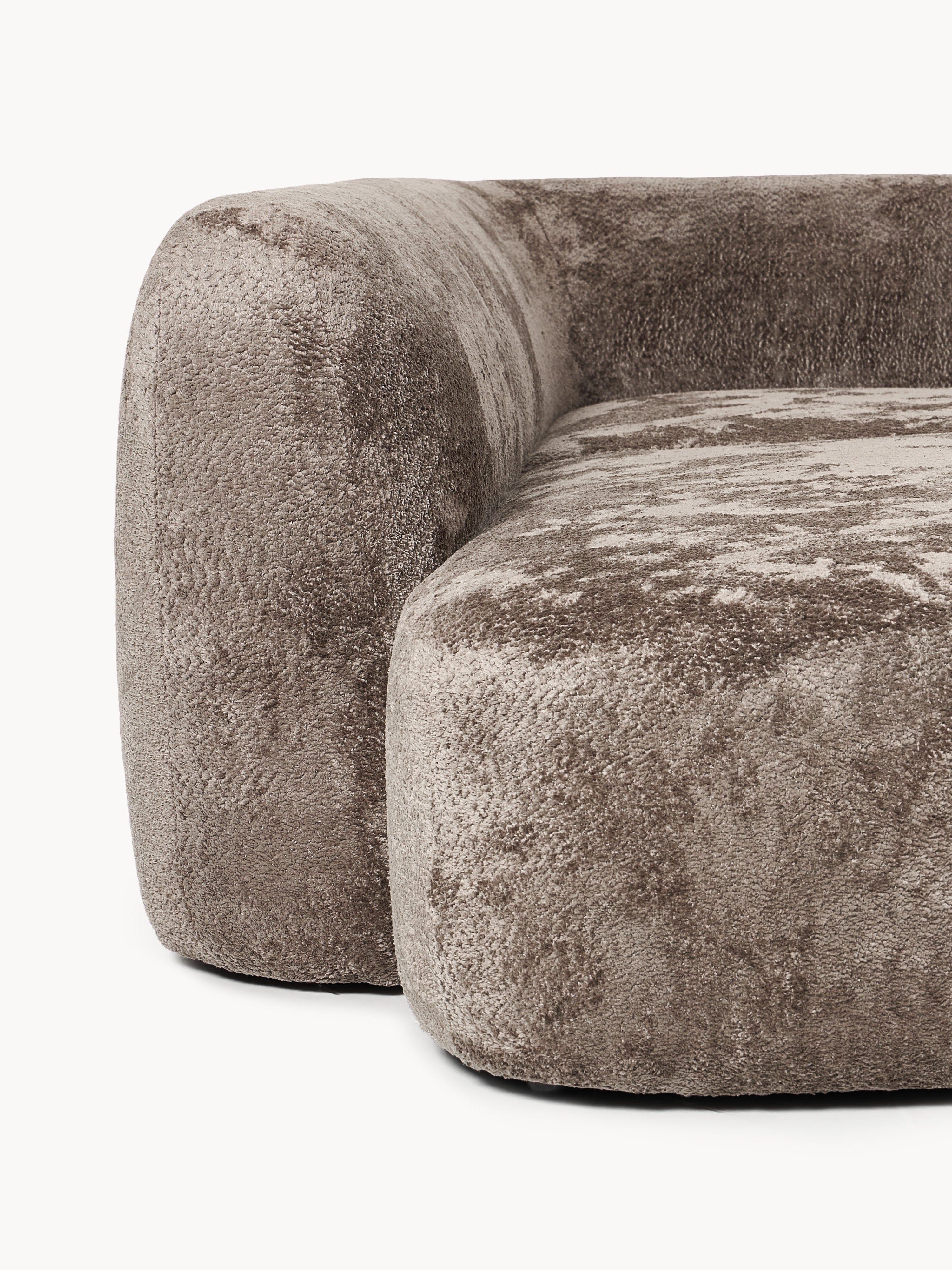 XL Modulares Teddy-Bouclé-Sofa Wolke