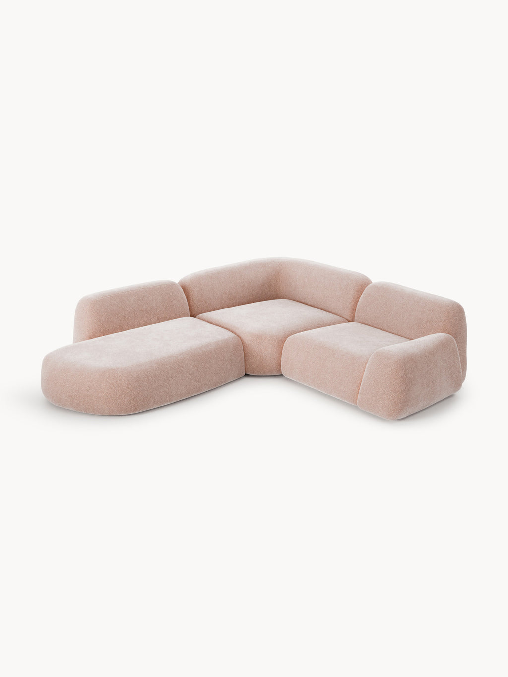 Modulares Ecksofa Wolke (4-Sitzer) mit Chaiselongue