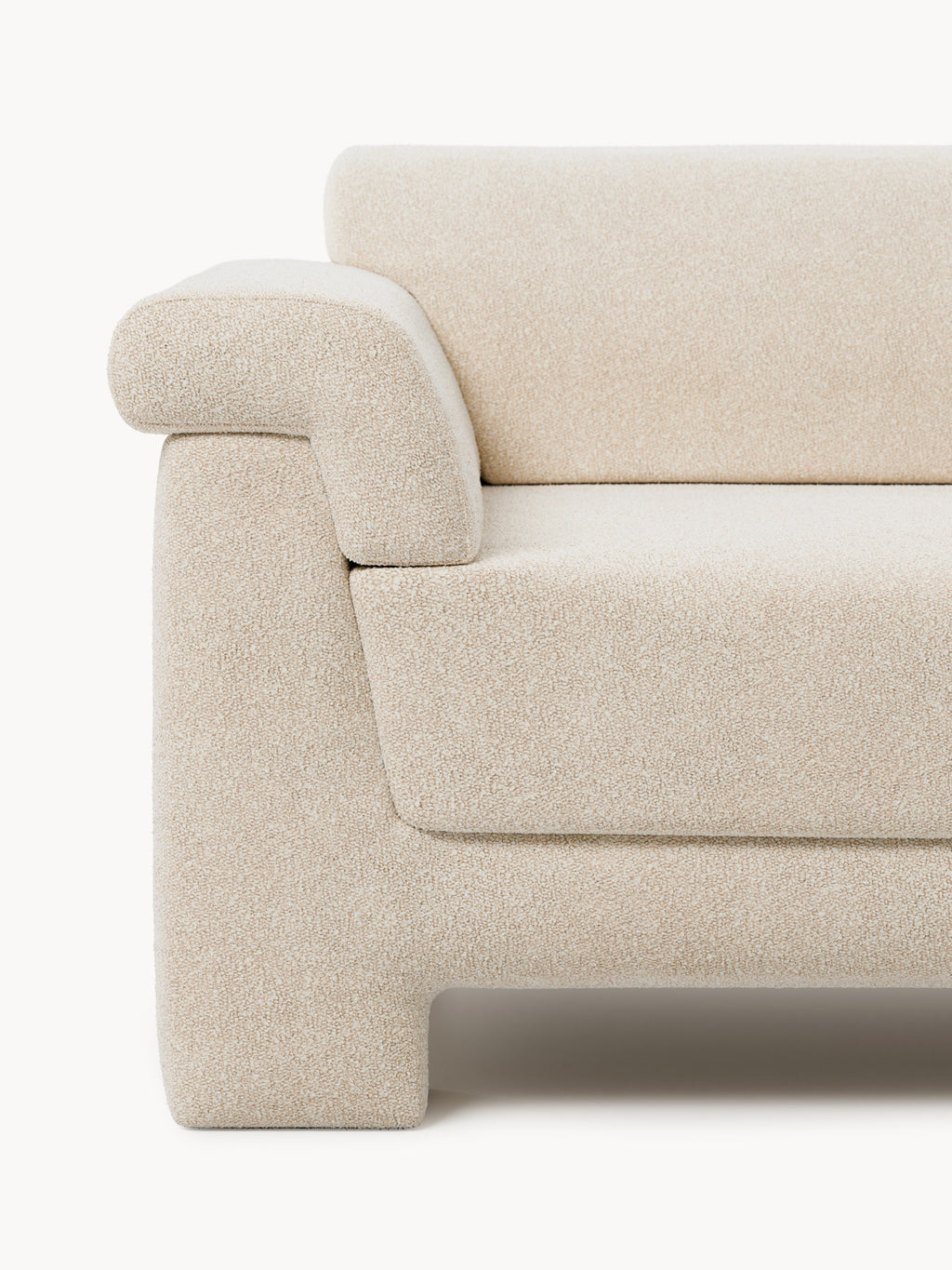 Bouclé-Sofa Atlas (2-Sitzer)