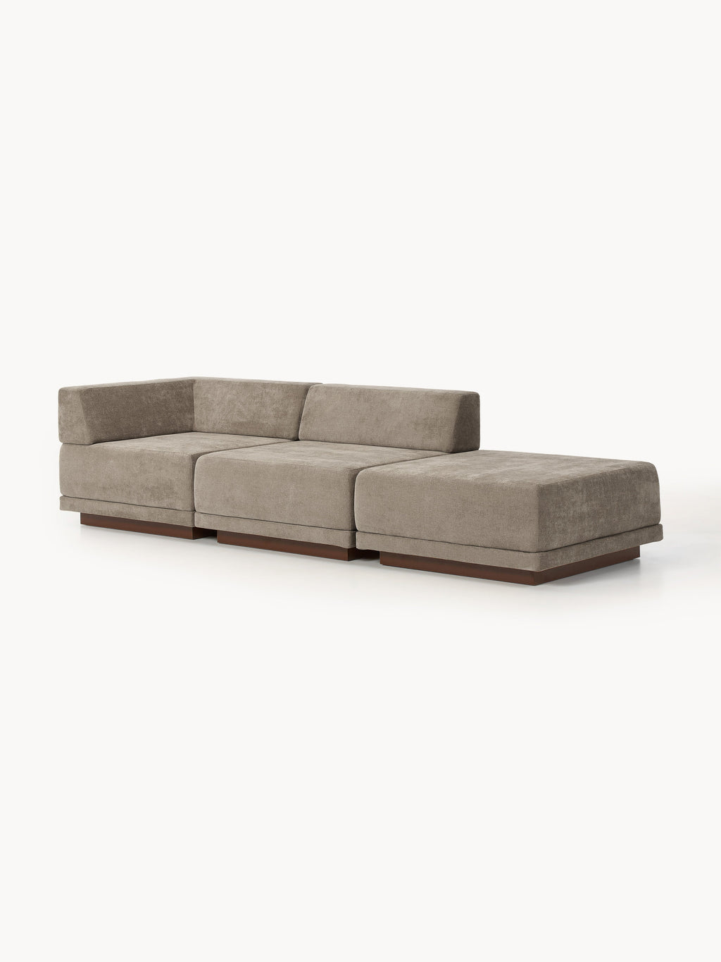 Modulares Sofa Colin (4-Sitzer) mit Ottomane