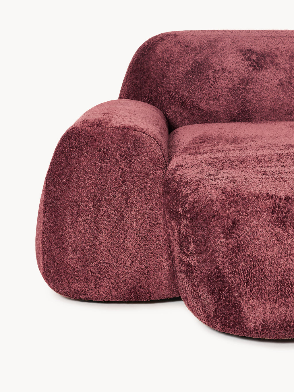 XL Loungesessel Wolke aus Teddy-Bouclé