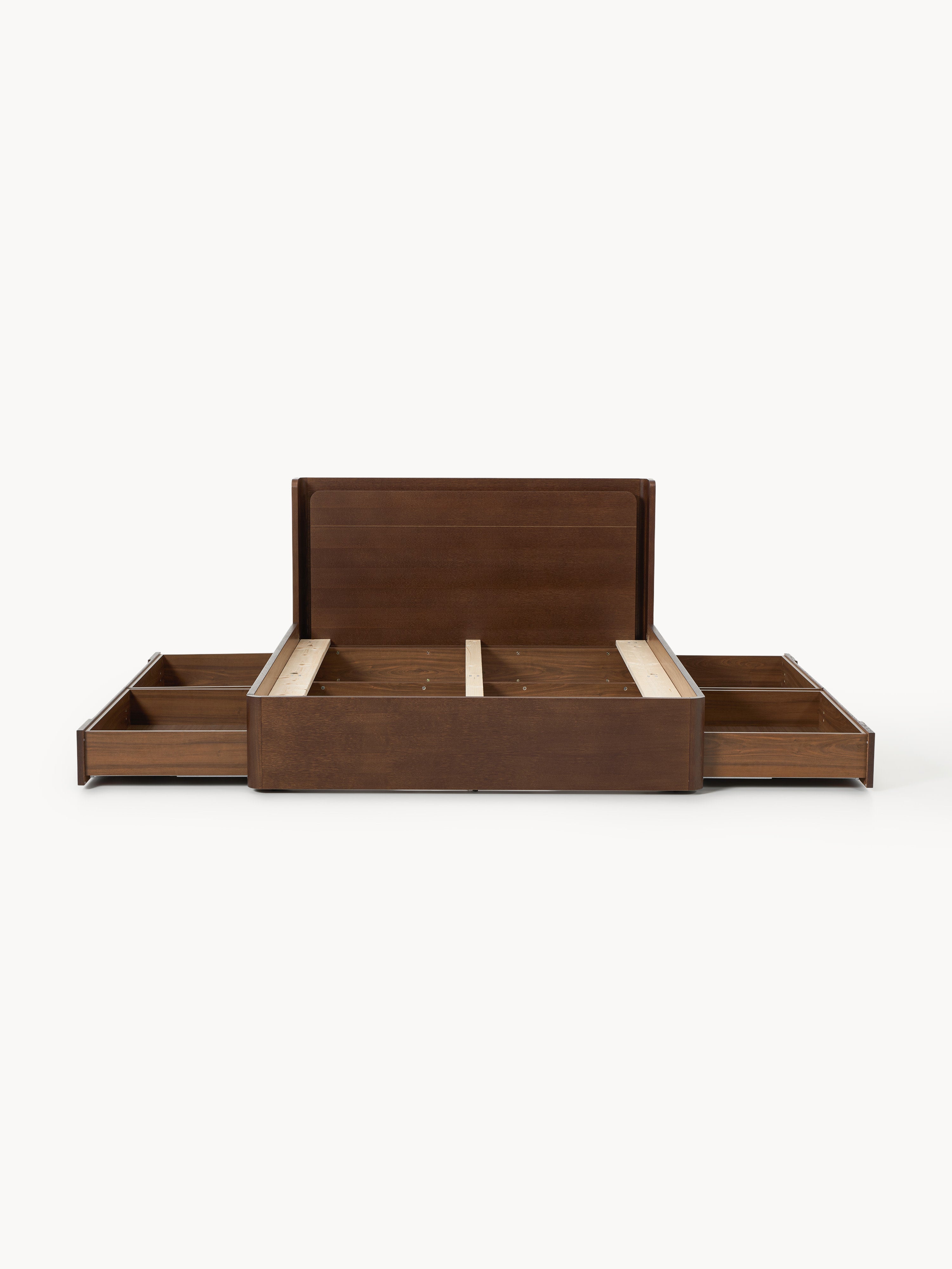 Holzbett Allow mit Schubladen