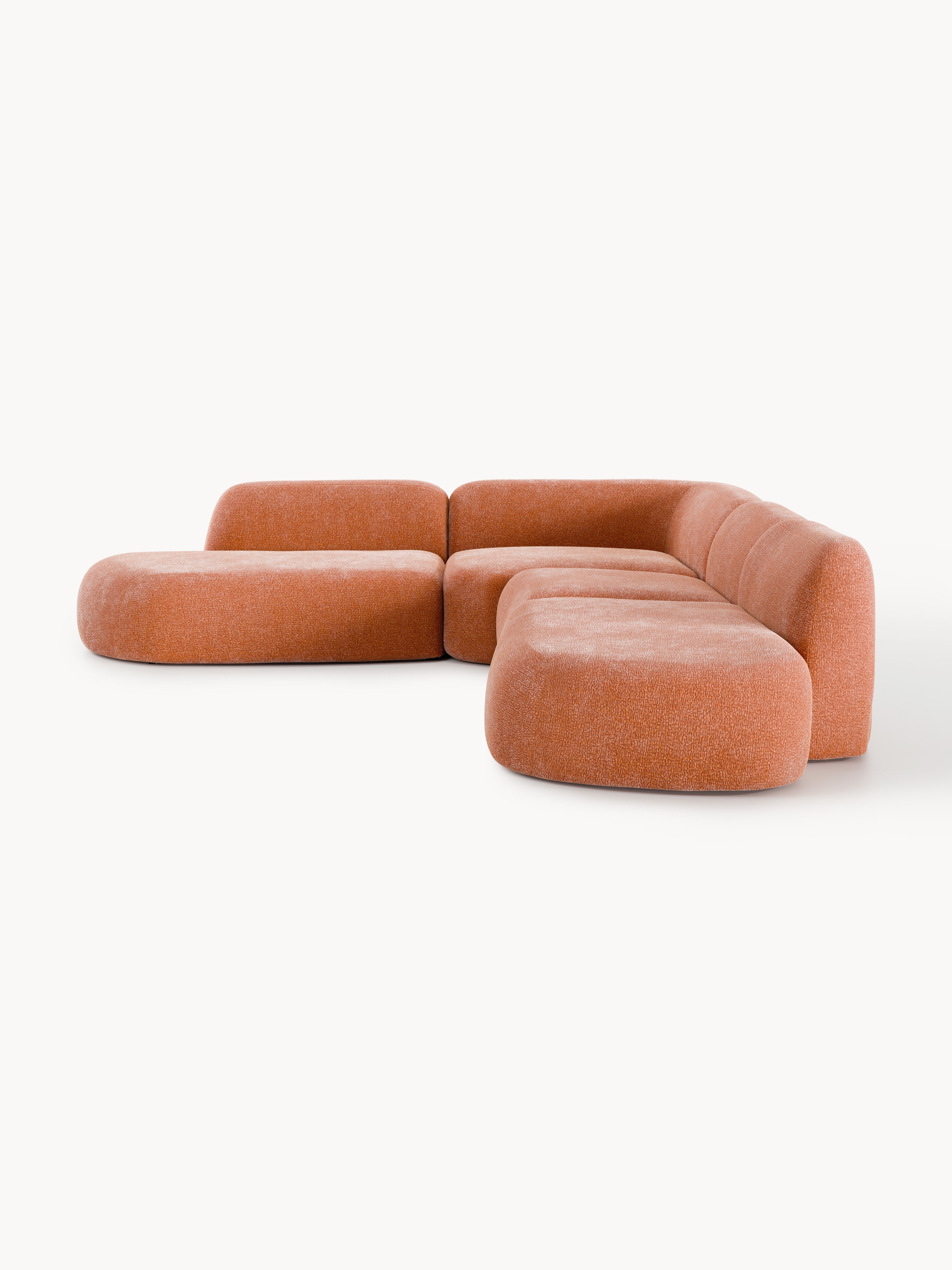 Modulares XL-Ecksofa Wolke mit Chaiselongue