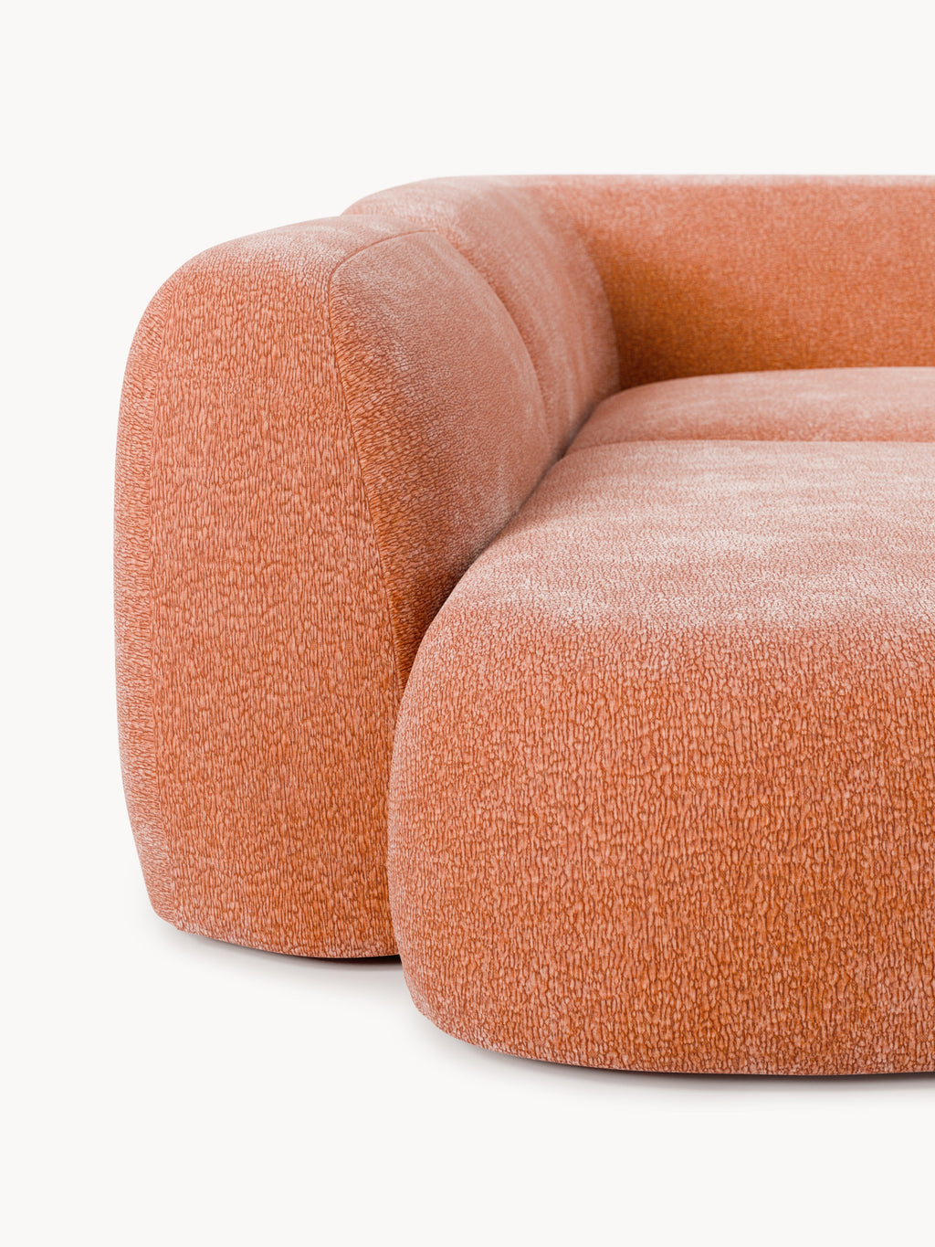 Modulares XL-Ecksofa Wolke mit Chaiselongue