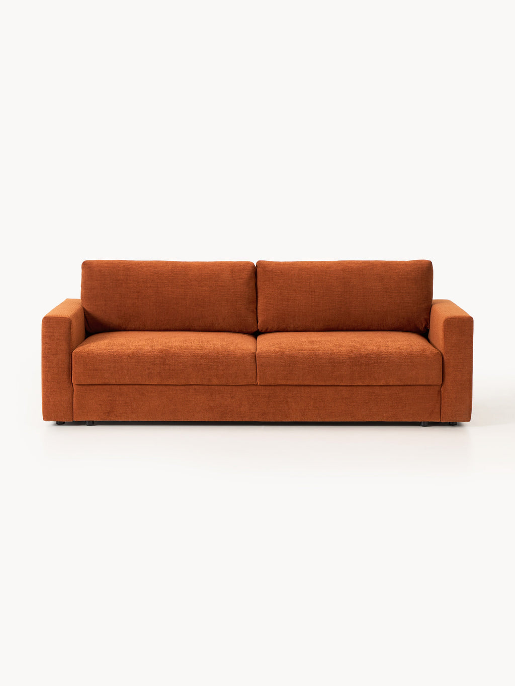 Galeriebild 1 - Samt-Schlafsofa Tasha (3-Sitzer) mit Stauraum