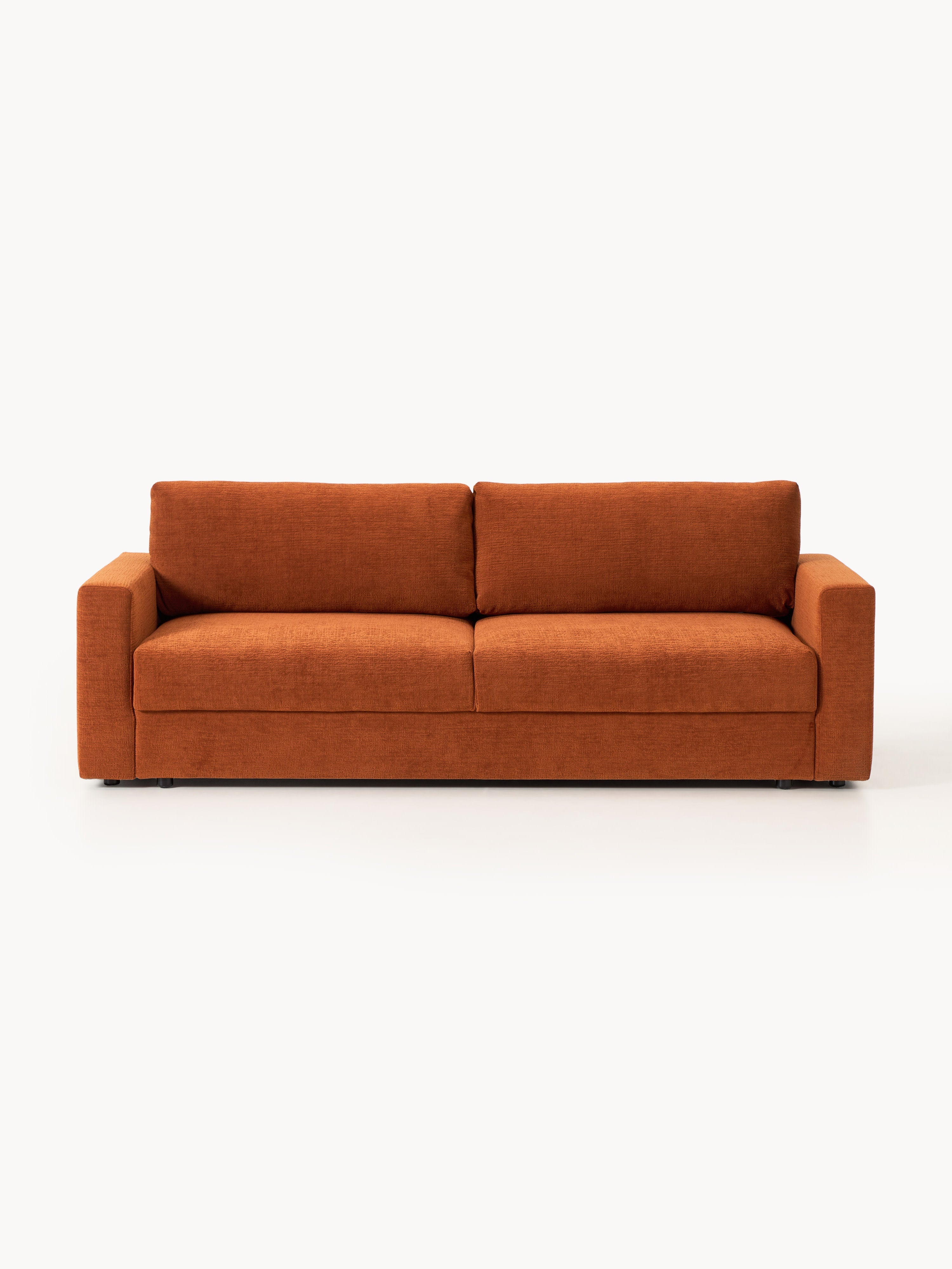 Galeriebild 1 - Samt-Schlafsofa Tasha (3-Sitzer) mit Stauraum
